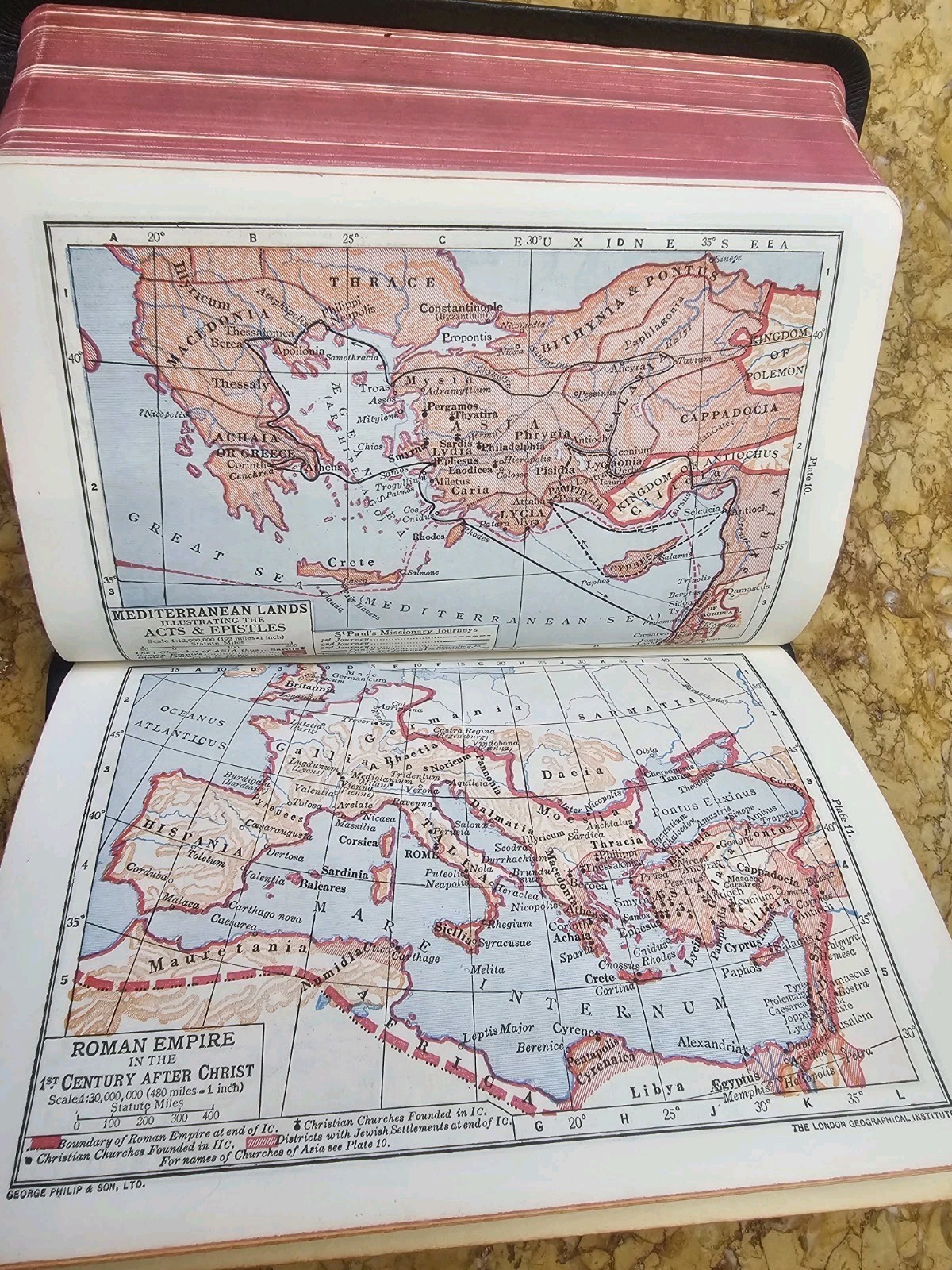KJV Scofield Reference Bible Marrakesh Persian Morocco Leather VERY GOOD L@@K🌟