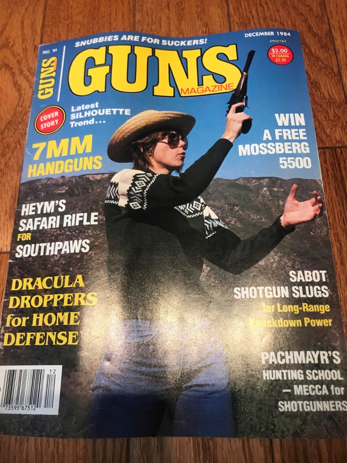1984 Guns Magazine 7mm Single Shot Pistol Rounds Comparison Silhouette Contender