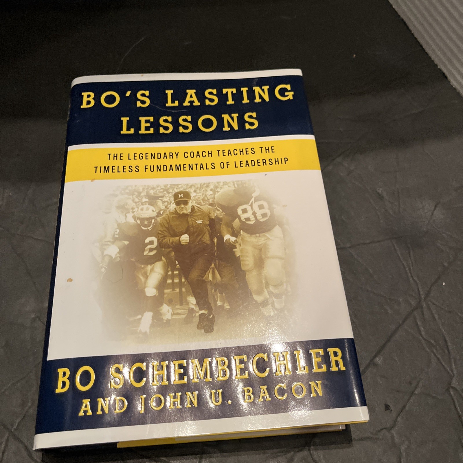 Bo’s Lasting Lessons Michigan John Bacon Signature
