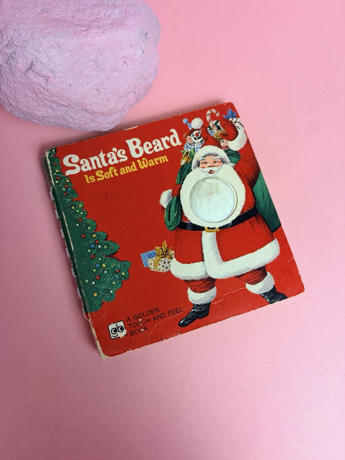 Santa’s Beard Is Soft And Warm 1974 Golden Press