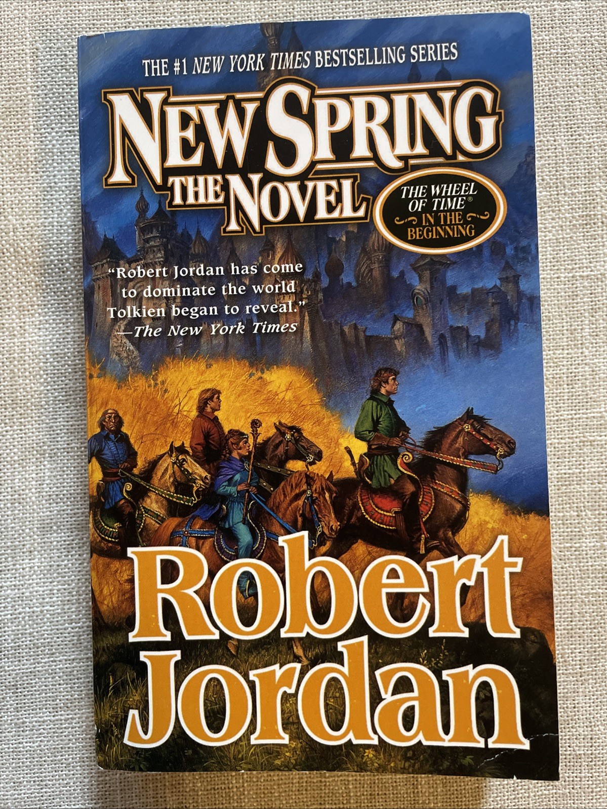 New Spring : The Novel by Robert Jordan 2005, Unread, Very Good