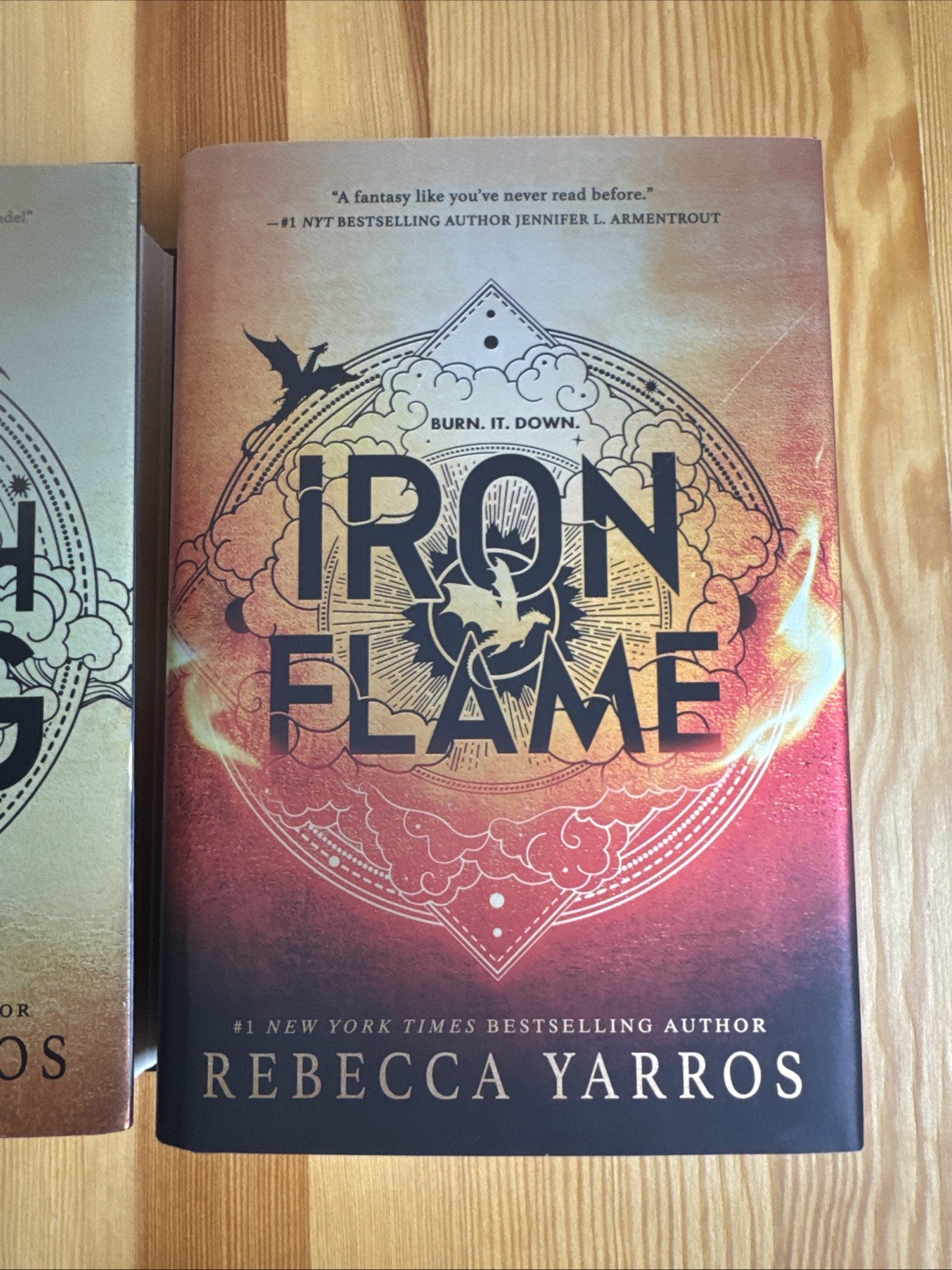 Fourth Wing Iron Flame Rebecca Yarros Hardcover Standard Edition Empyrean Set