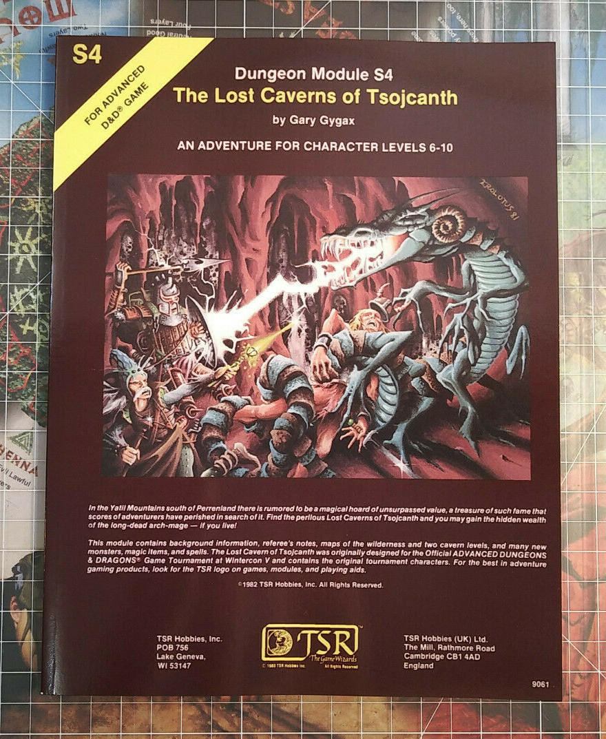 S4 The Lost Caverns of Tsojcanth – Dungeons & Dragons