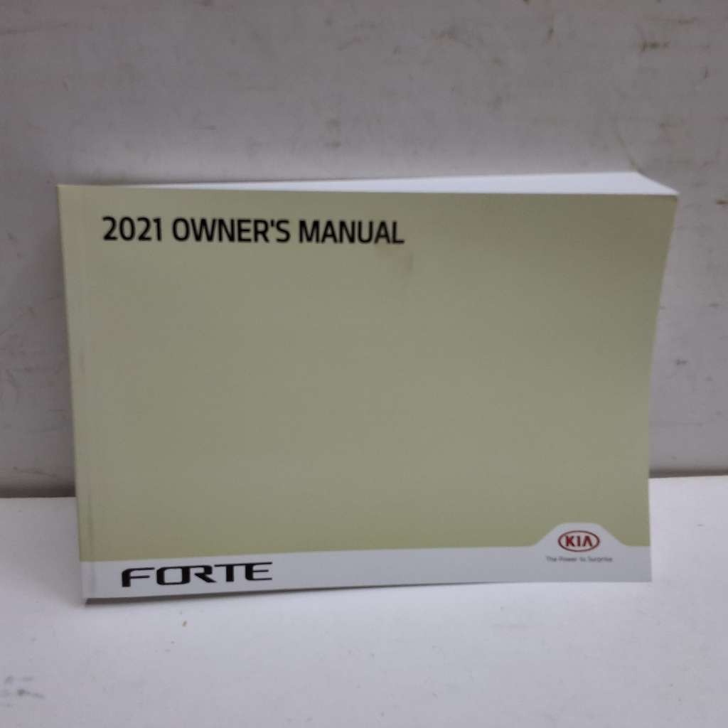 2021 Kia Forte Owner’s Manual Original Package with Case and Pamphlets