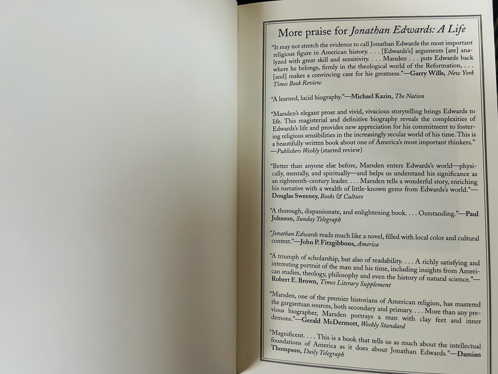 Jonathan Edwards: A Life by George M. Marsden Paperback Book – New