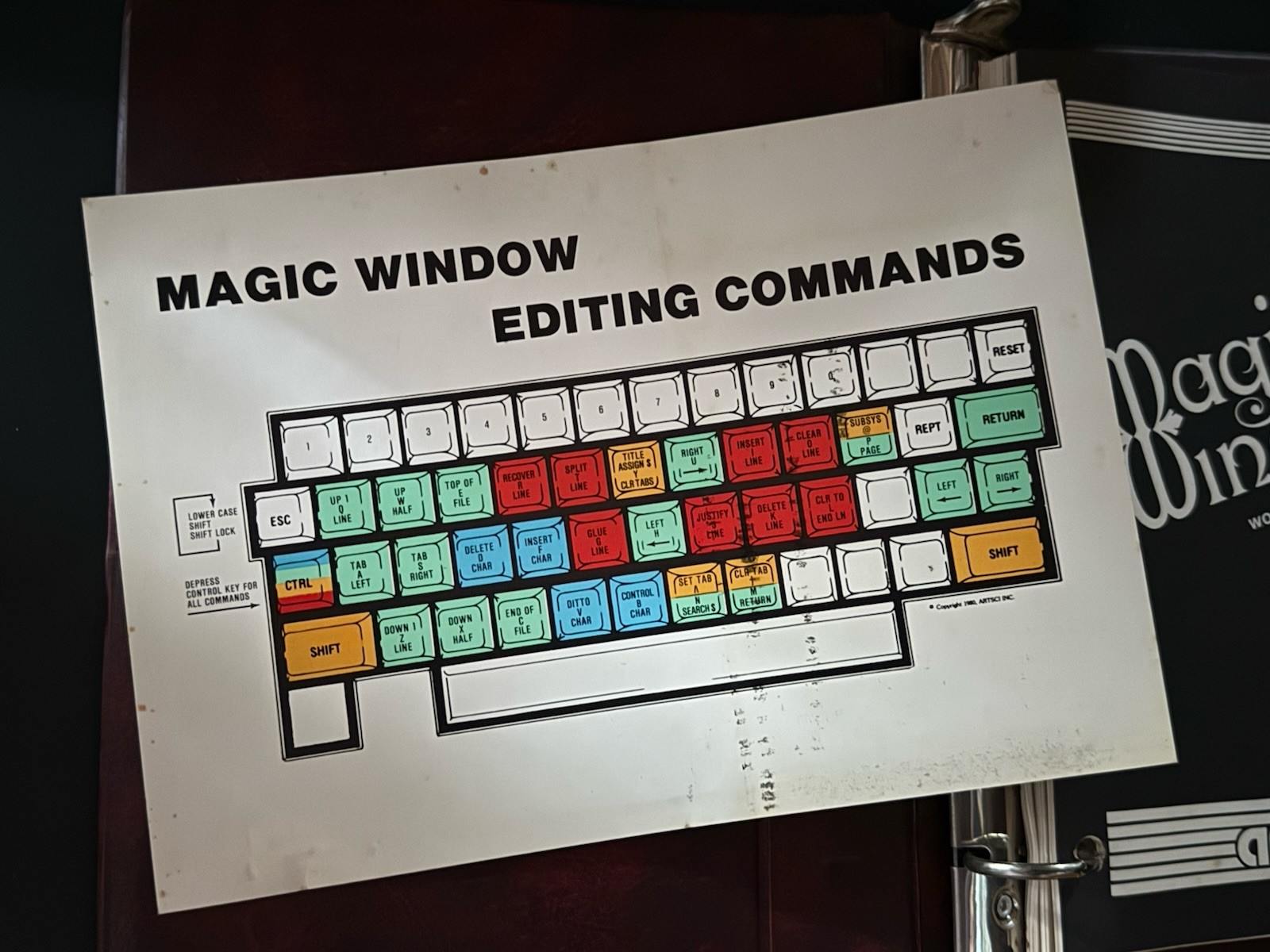 1980 Magic Window Word Processing System Instruction Manual- Apple II /II Plus