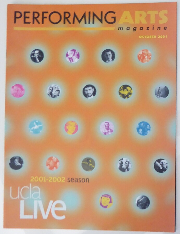 Performing Arts Magazine October 2001 Philip Glass Koyaanisqatsi at UCLA