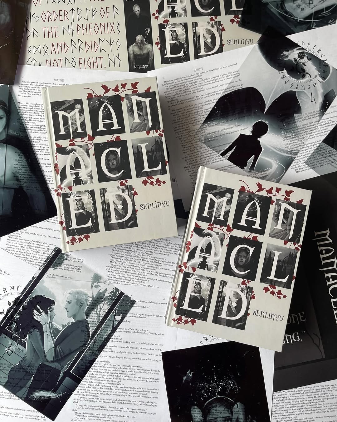 Entire Manacled Book with Illustrations – Hardcover by SenLinYu – 3 in 1