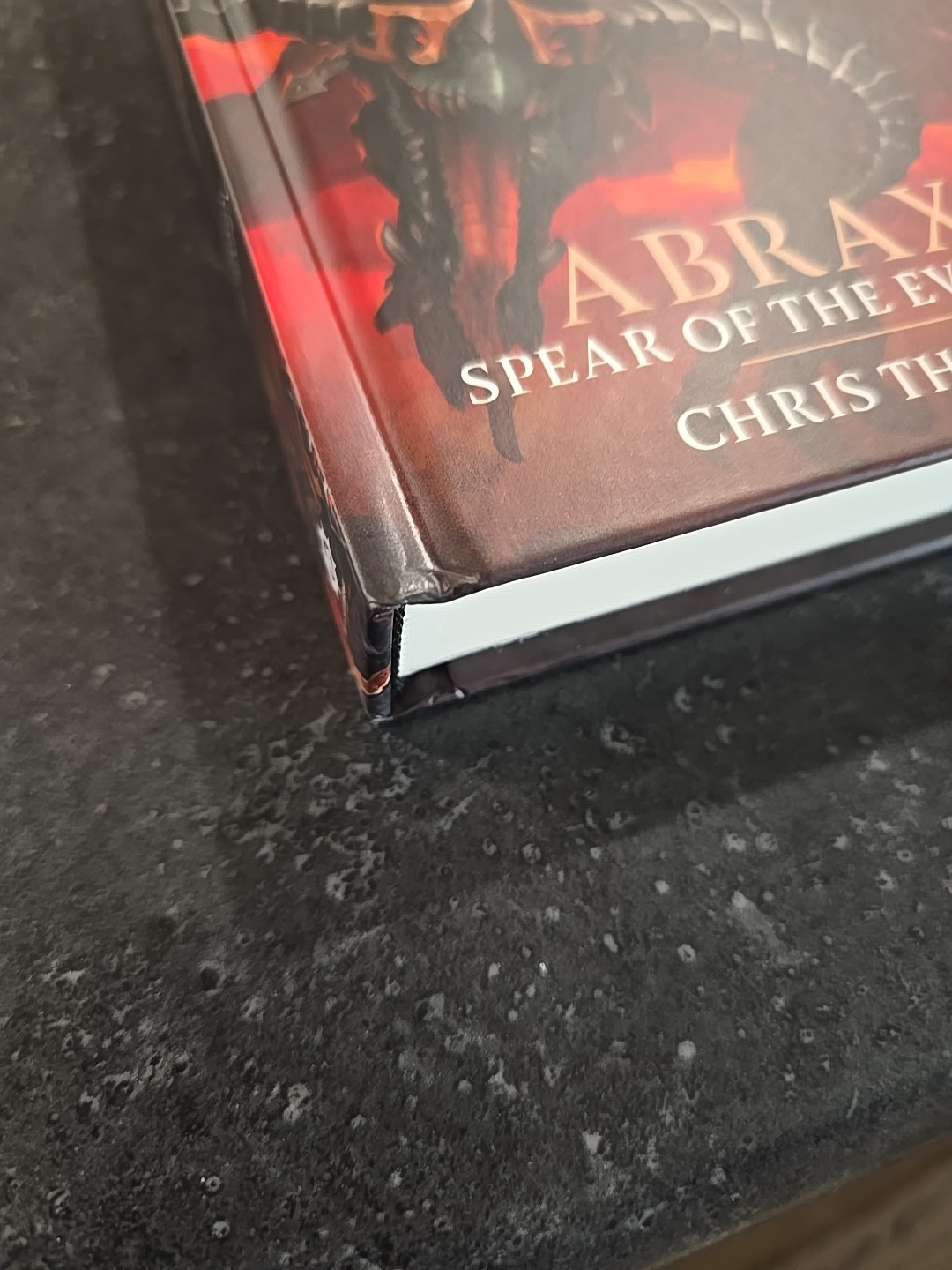 Abraxia Spear of the Everchosen Hardcover Black Library Chris Thursten Warhammer