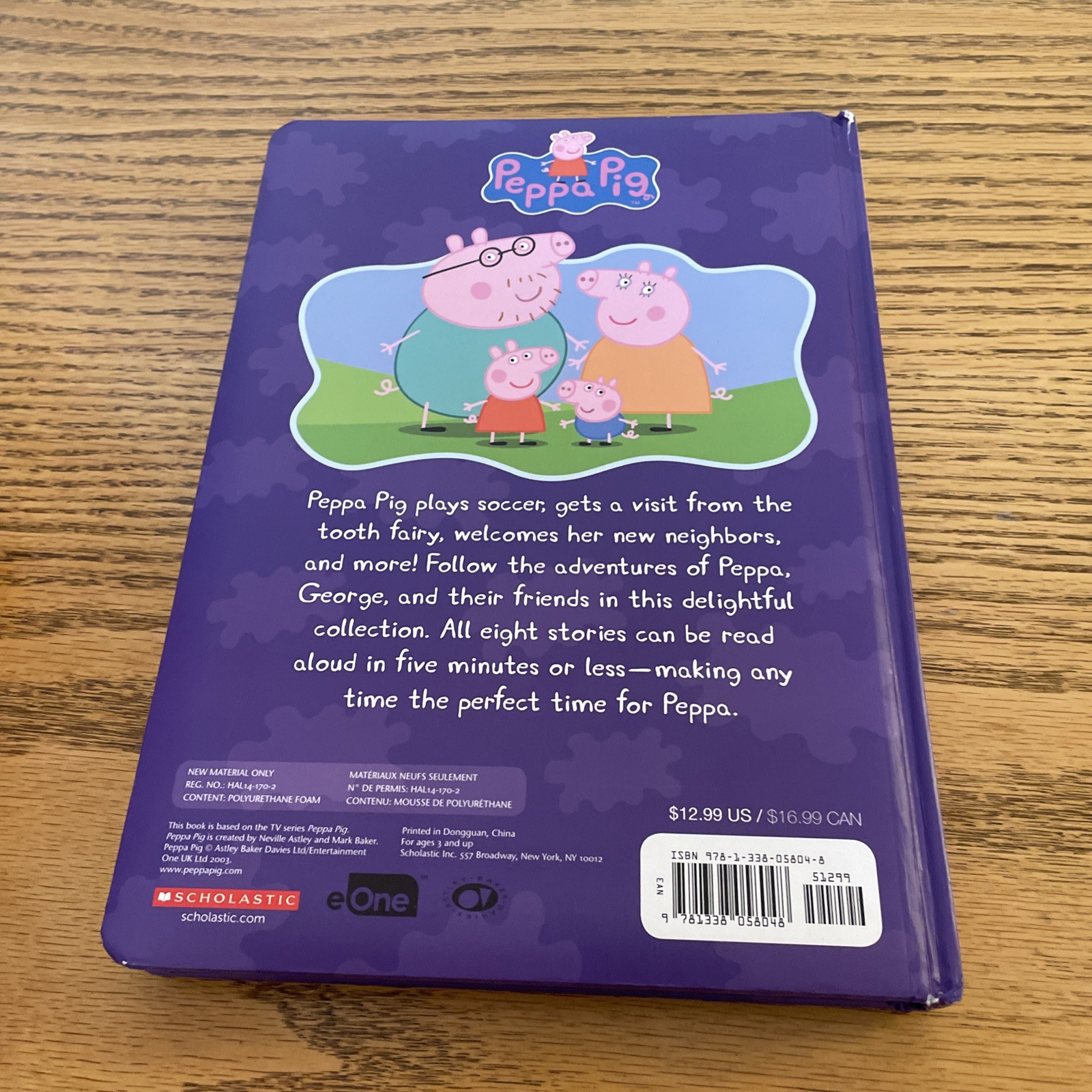 Five-Minute Peppa Scholastic Stories & Stuffed Peppa Pig Hollywood Plush Hasbro