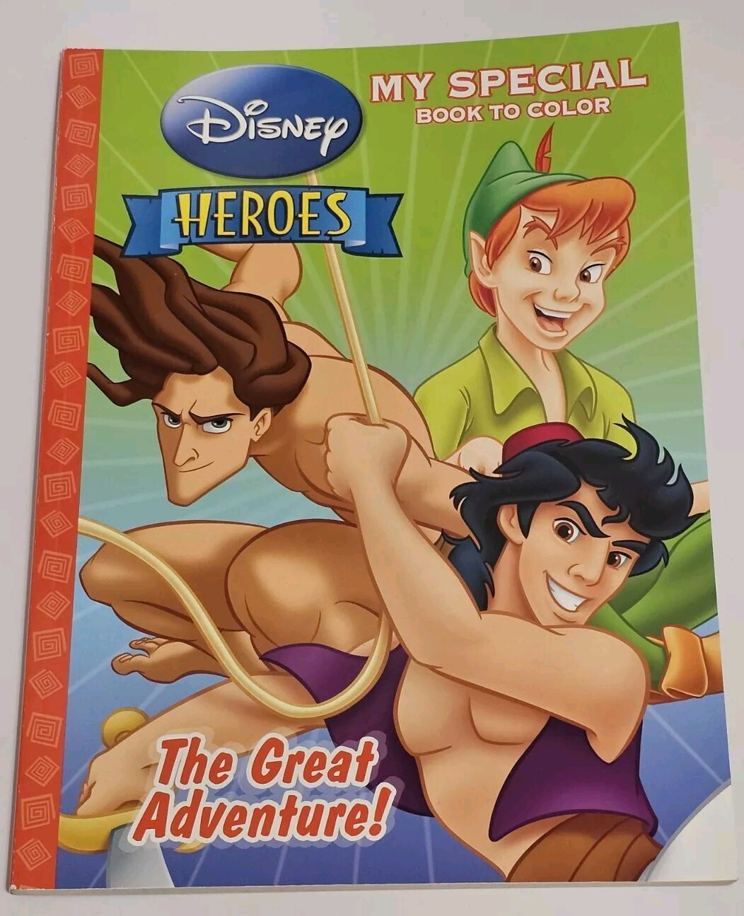 Disney Heroes Coloring Book The Great Adventure Peter Pan, Aladdin & More