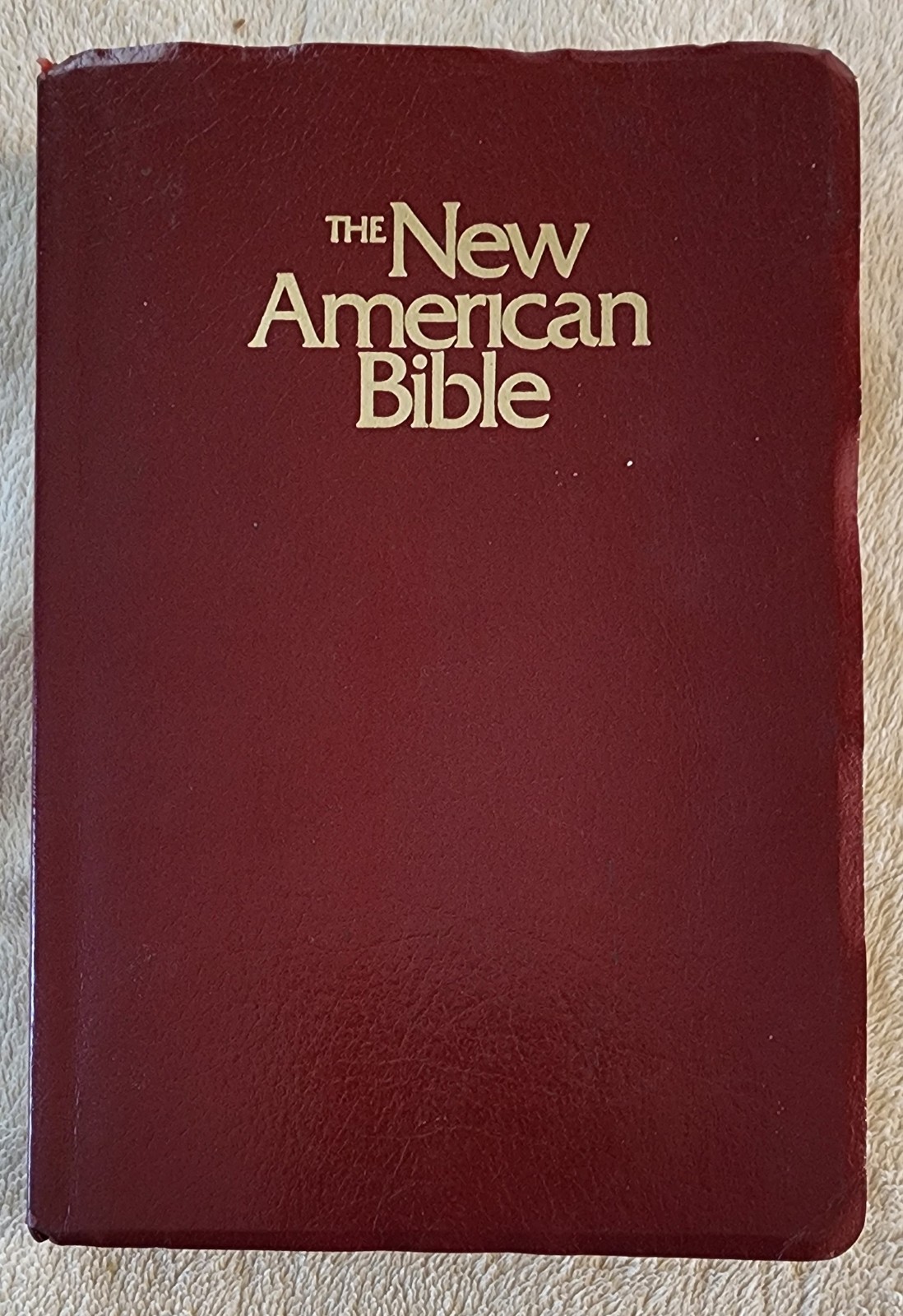 The New American Bible Catholic World Press Red Letter Edition Crimson Cover 91