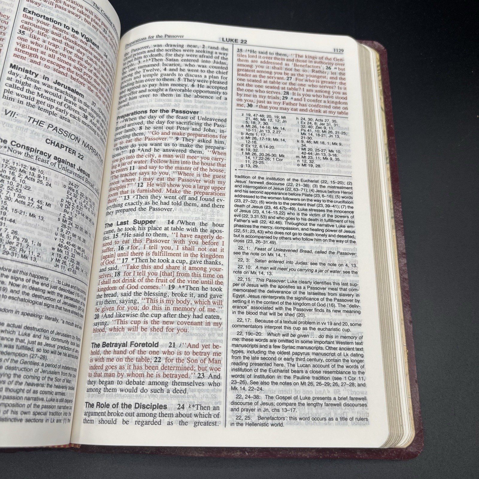 New American Bible Official Catholic Red Letter Edition World Press 2402BG 2000