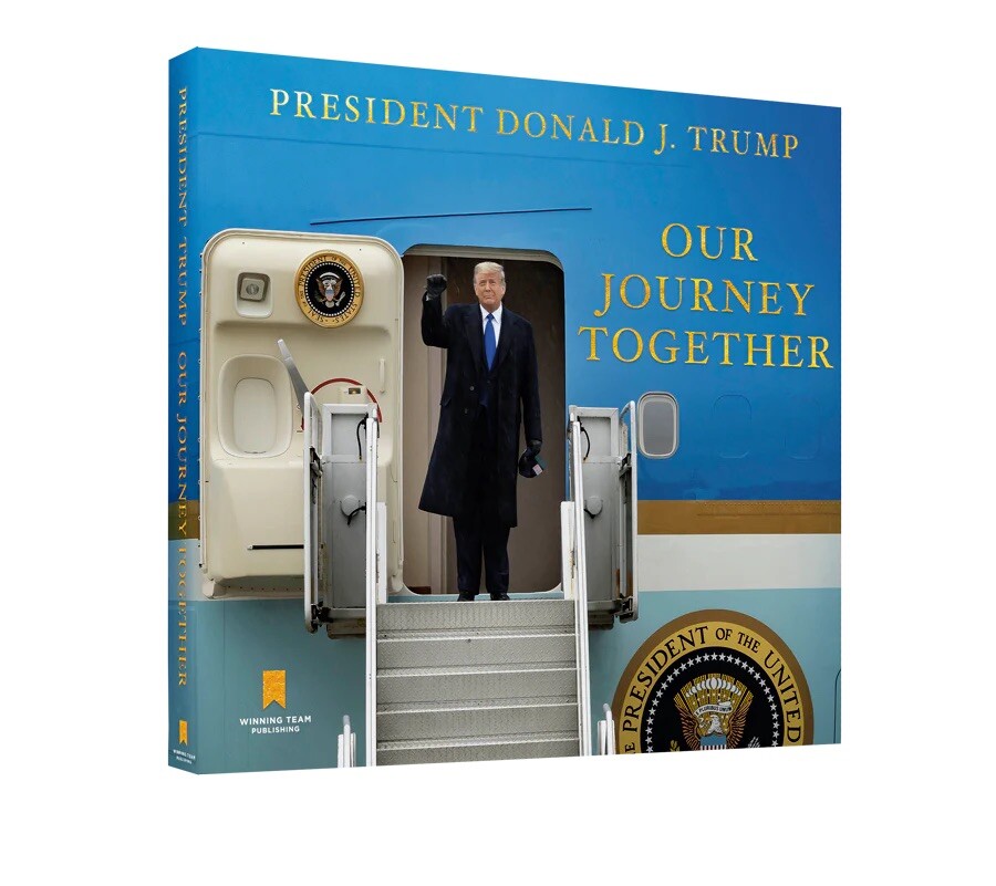 SIGNED AUTOGRAPH DONALD J TRUMP Our Journey Together PRESIDENT – FREE POSTAGE