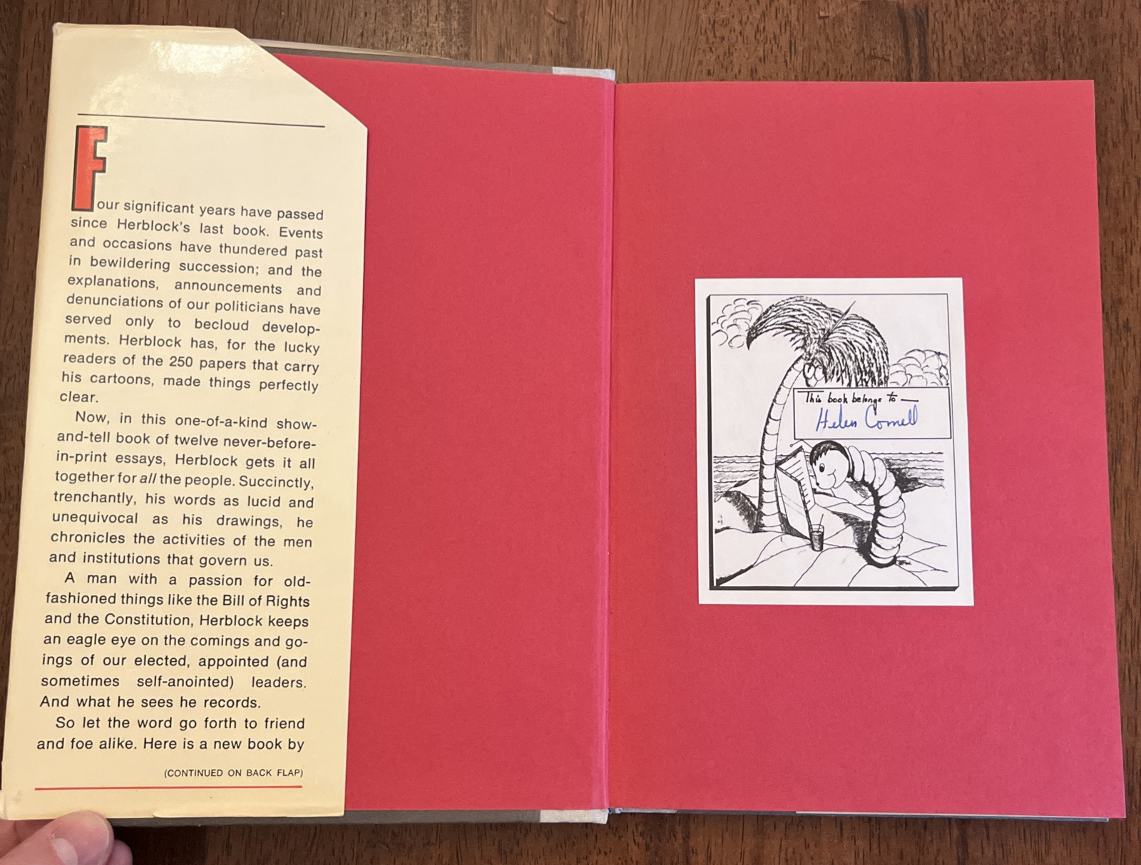 HERBLOCK Special Report, State of the Union, Herbert Block, HCDJ 1ST ED