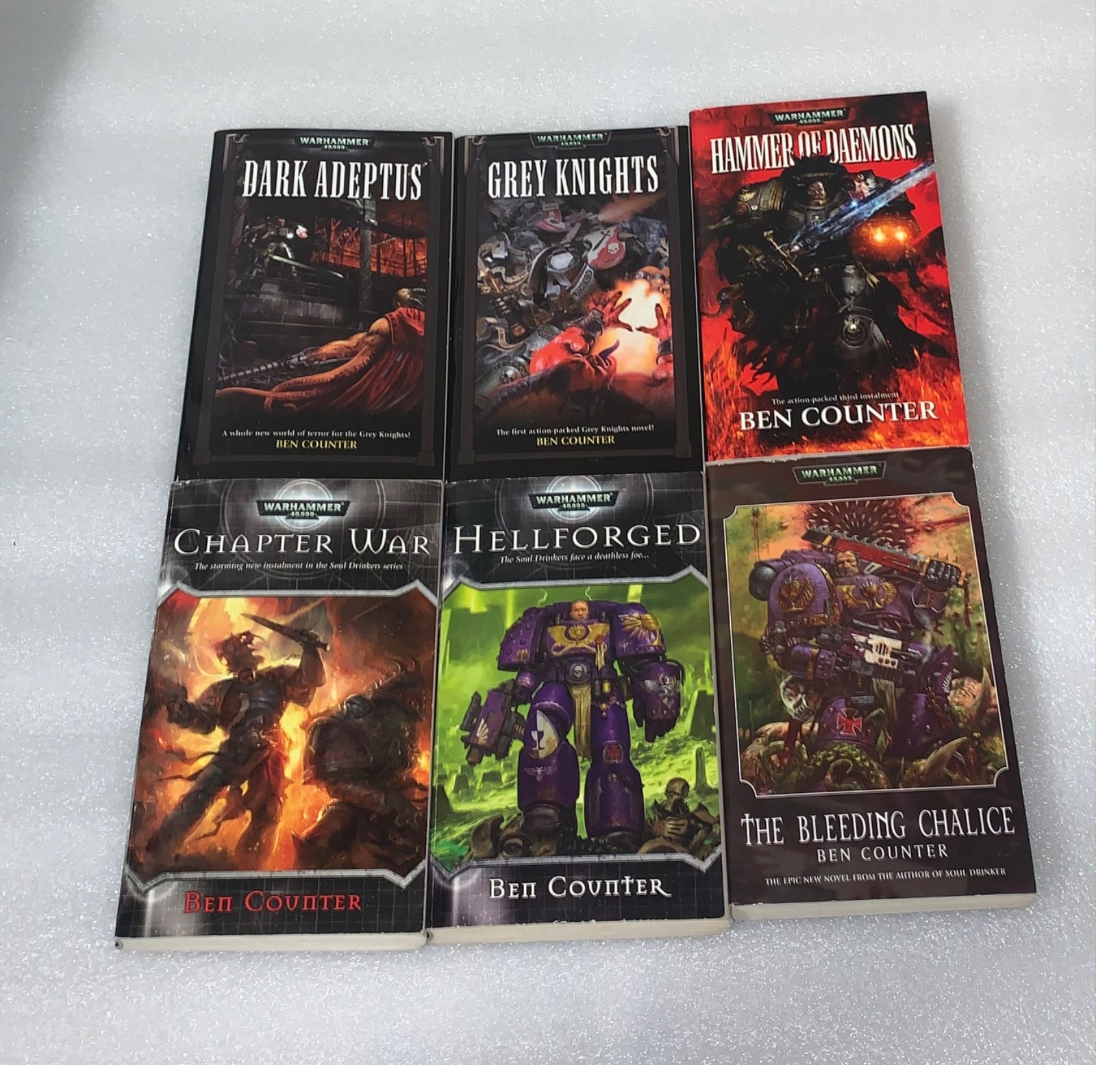 Warhammer 40k Lot by Ben Counter 6 Paperbacks