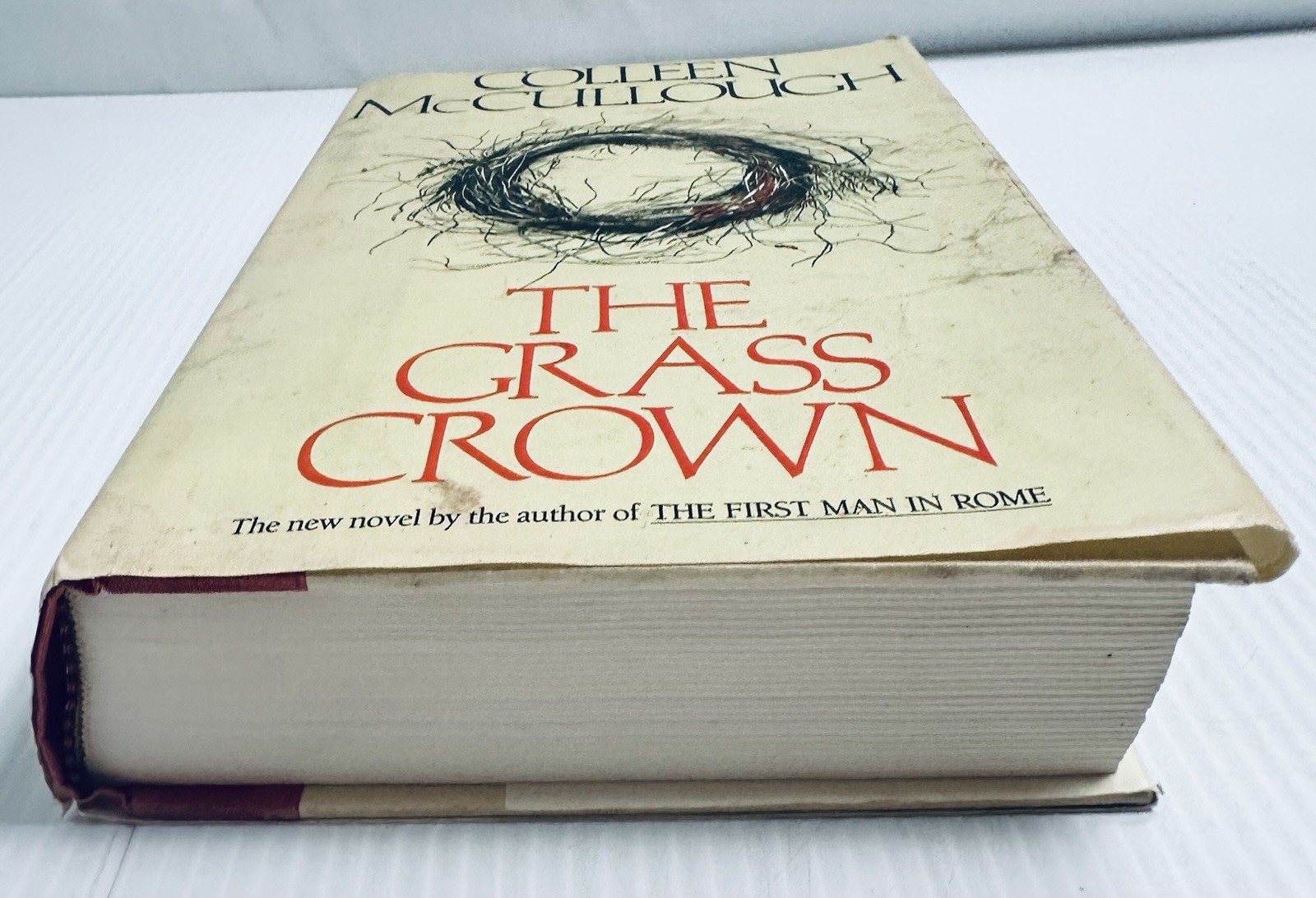 The Grass Crown Colleen McCullough 1991 First Edition Hardcover Roman History