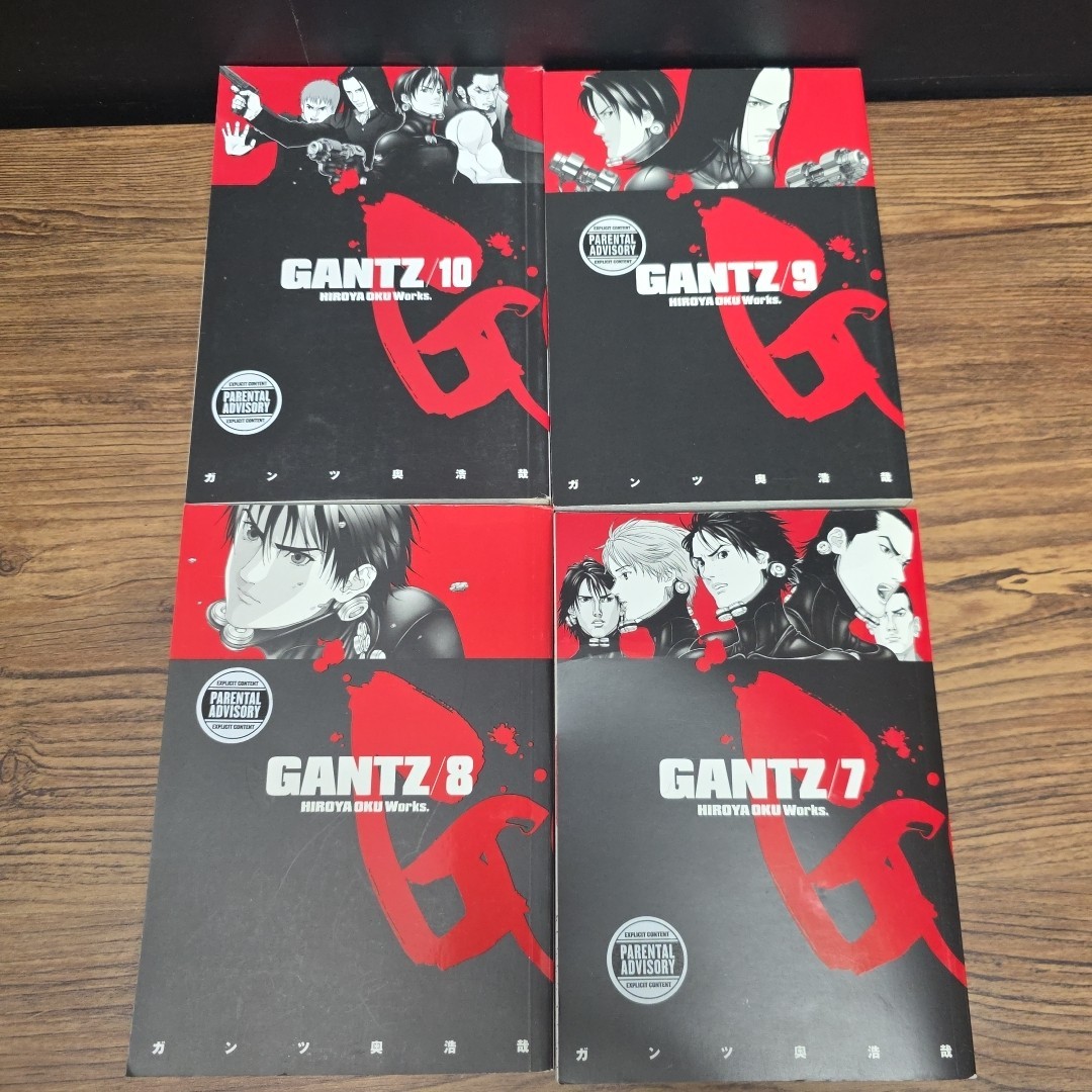 9x LOT ~ Gantz Volumes 7 8 9 10 11 12 13 14 15 Hiroya Oku ~ Manga, English