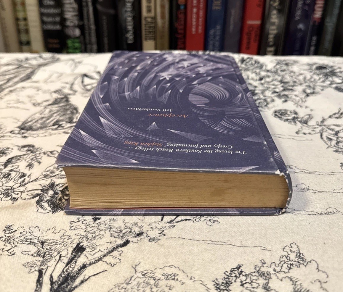 SIGNED! Acceptance – Jeff VanderMeer – First Edition/Print, Southern Reach, POOR