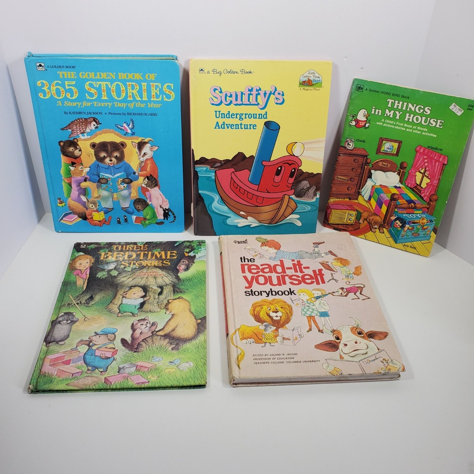 Golden Books Lot 60s 70s 80s 90s 365 Stories Christmas Songbook Bedtime Vintage