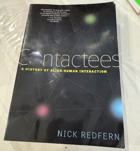 Contactees: Book A History of Alien-Human Interaction- Redfern -Free Shipping