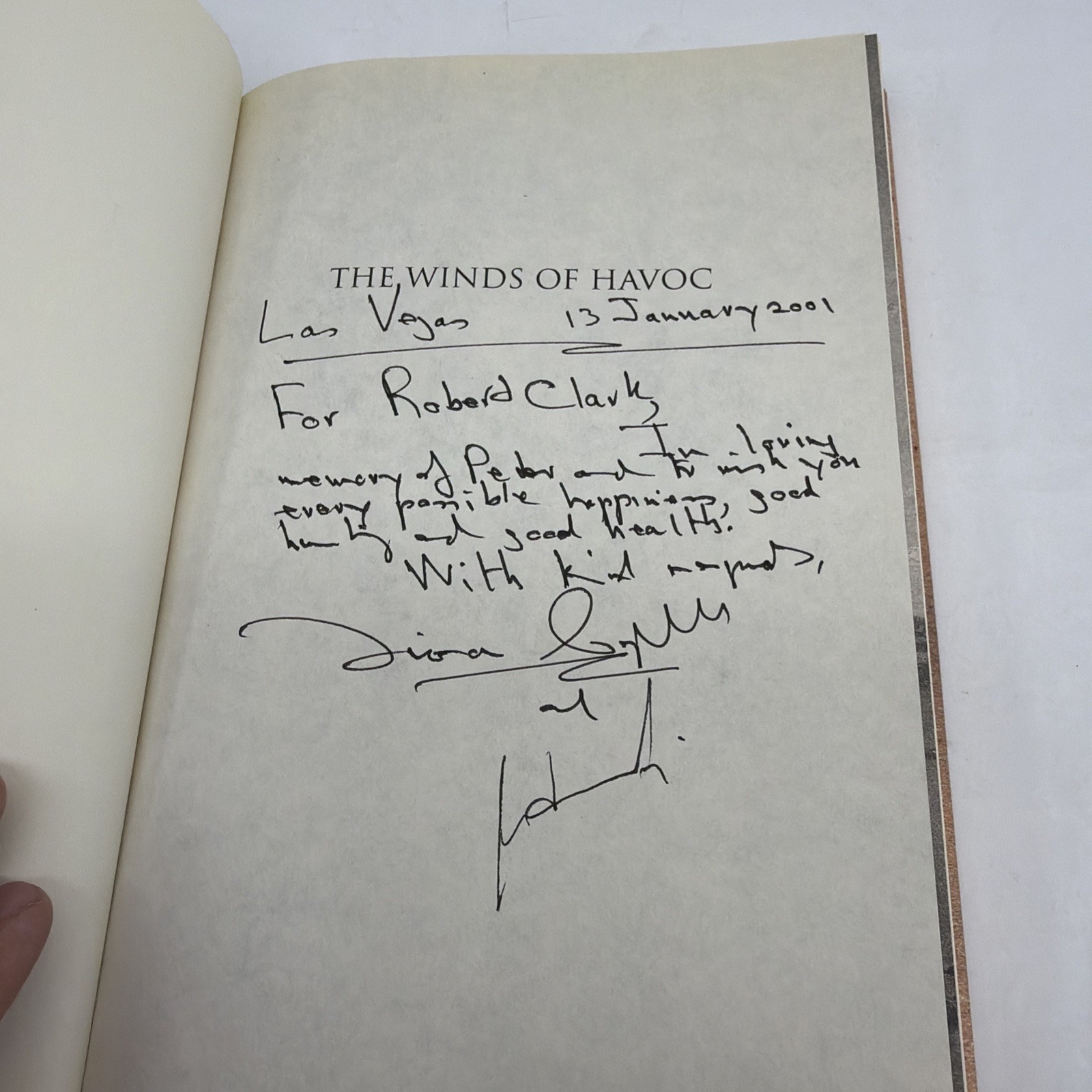 The Winds of Havoc: A Memoir of Adventure and Destruction in Deepest Signed