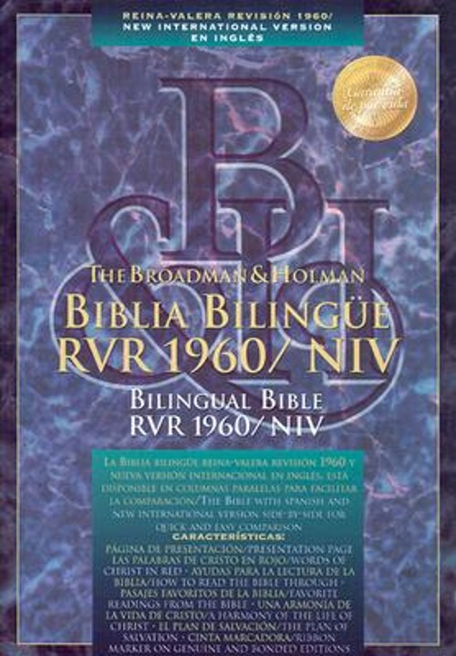 Bible Niv Bilingual Black Hardcover Bible