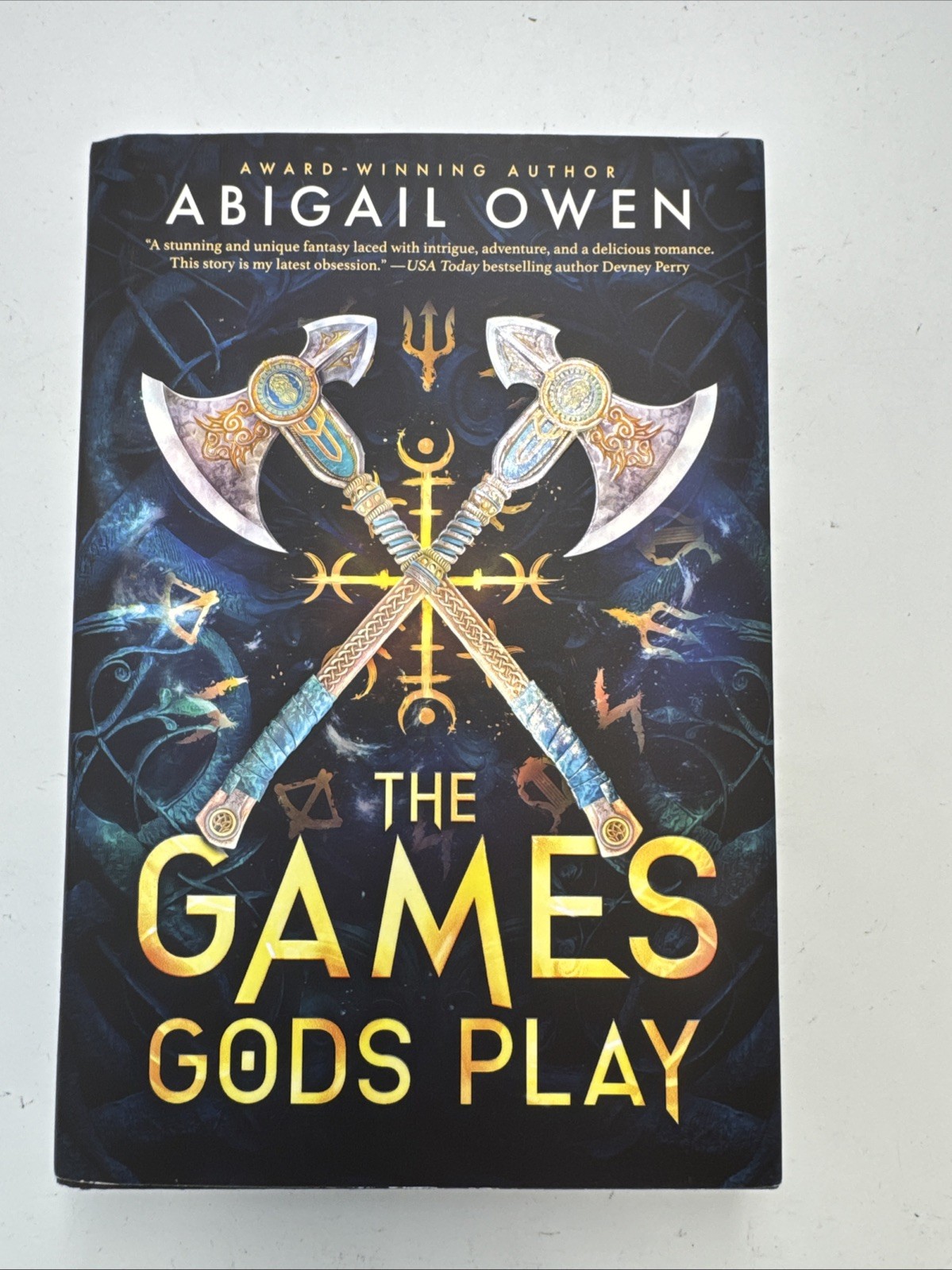 The Games Gods Play Deluxe Limited Edition by Abigail Owen Hardcover OOP