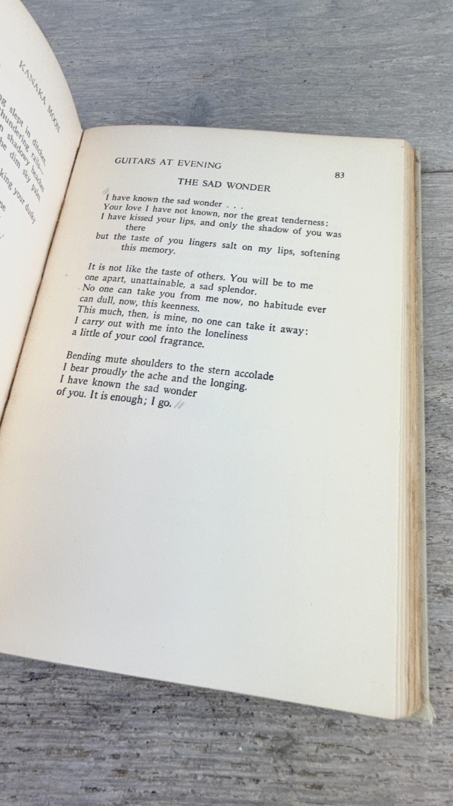 Vintage 1927 Kanaka Moon Clifford Gessler 1st Ed Dodd Mead Poetry Illustrated HC