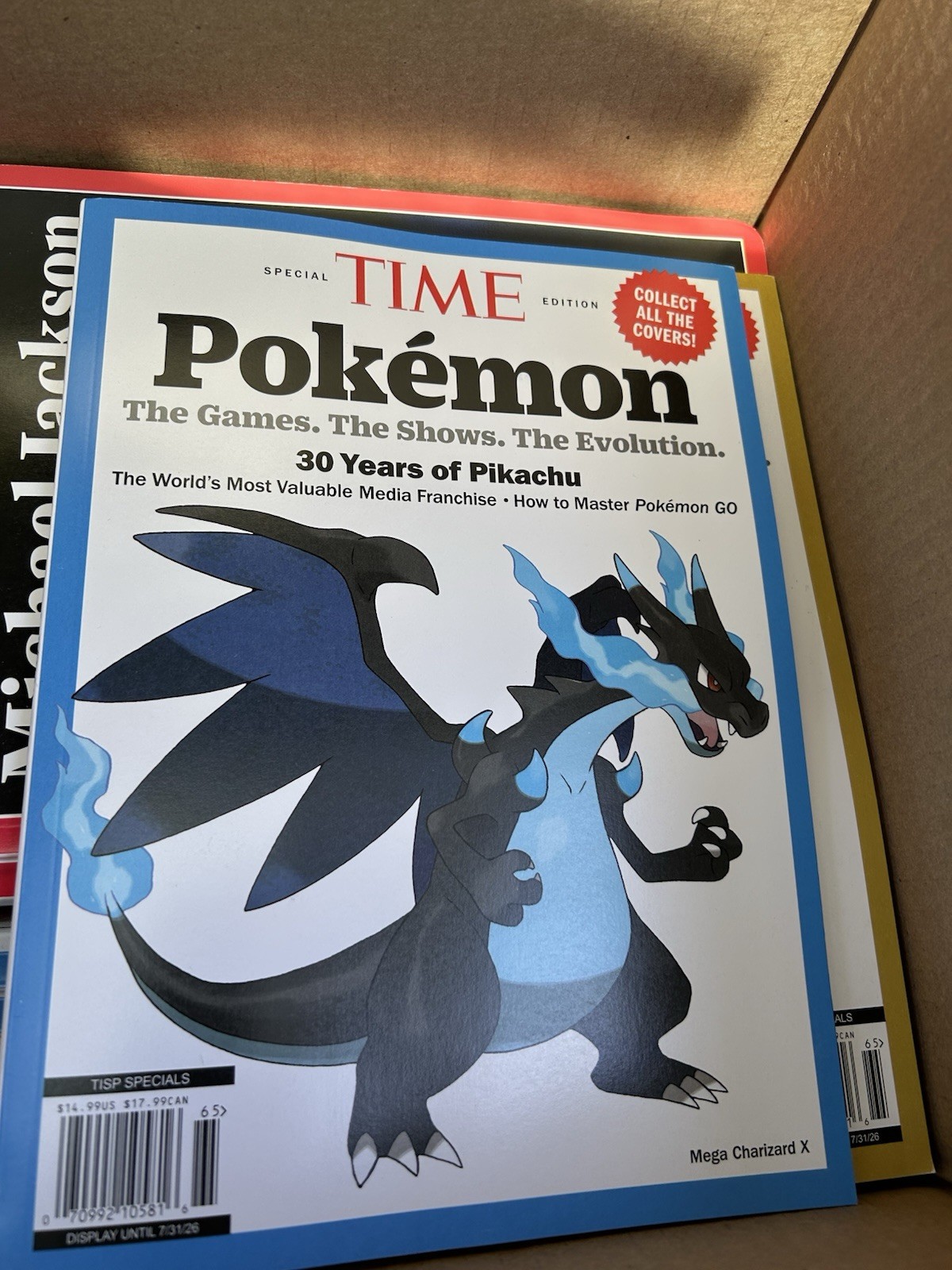 2 Special Edition Time Pokemon Magazines Ho-oh And Lugia & Mega Charizard X