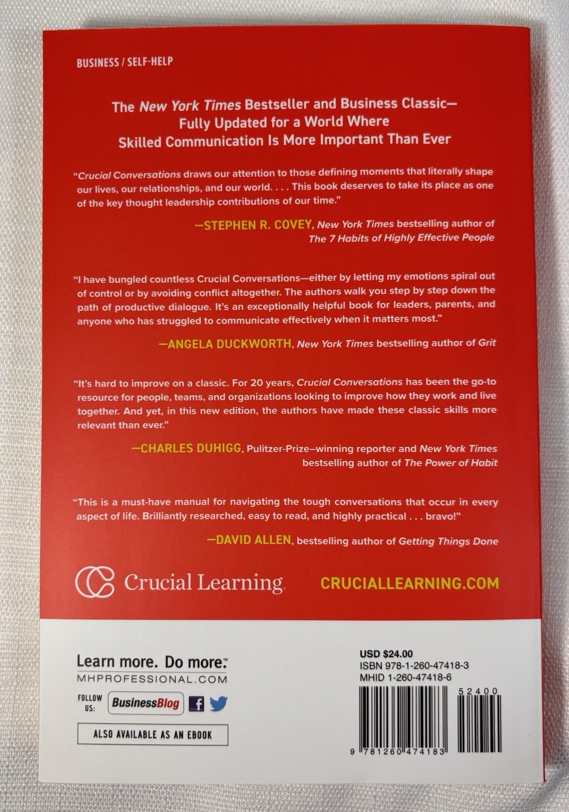 Crucial Conversations Tools for Talking When Stakes High Business Self Help
