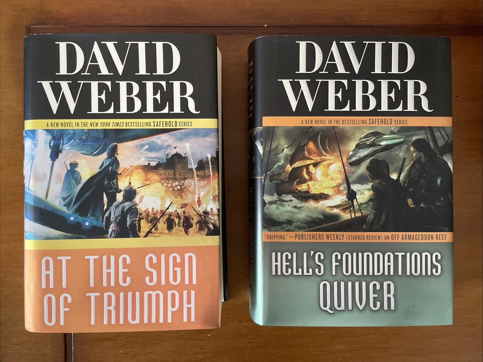 Lot of 4 David Weber Safehold Series HC/DJ 1st Print