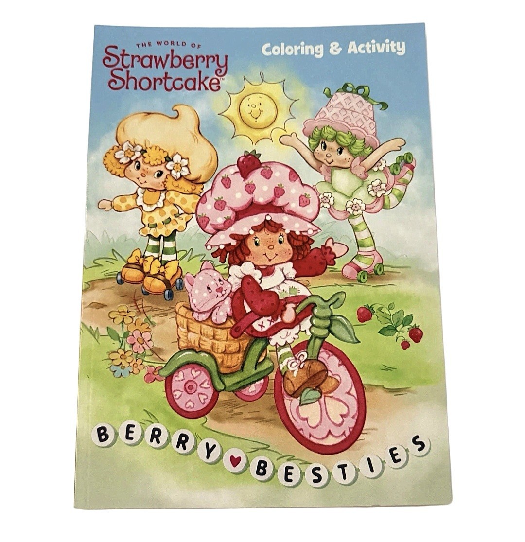 ❤️ THE WORLD Of ●STRAWBERRY SHORTCAKE● 🍓•BERRY BESTIES Coloring/Activity Book.