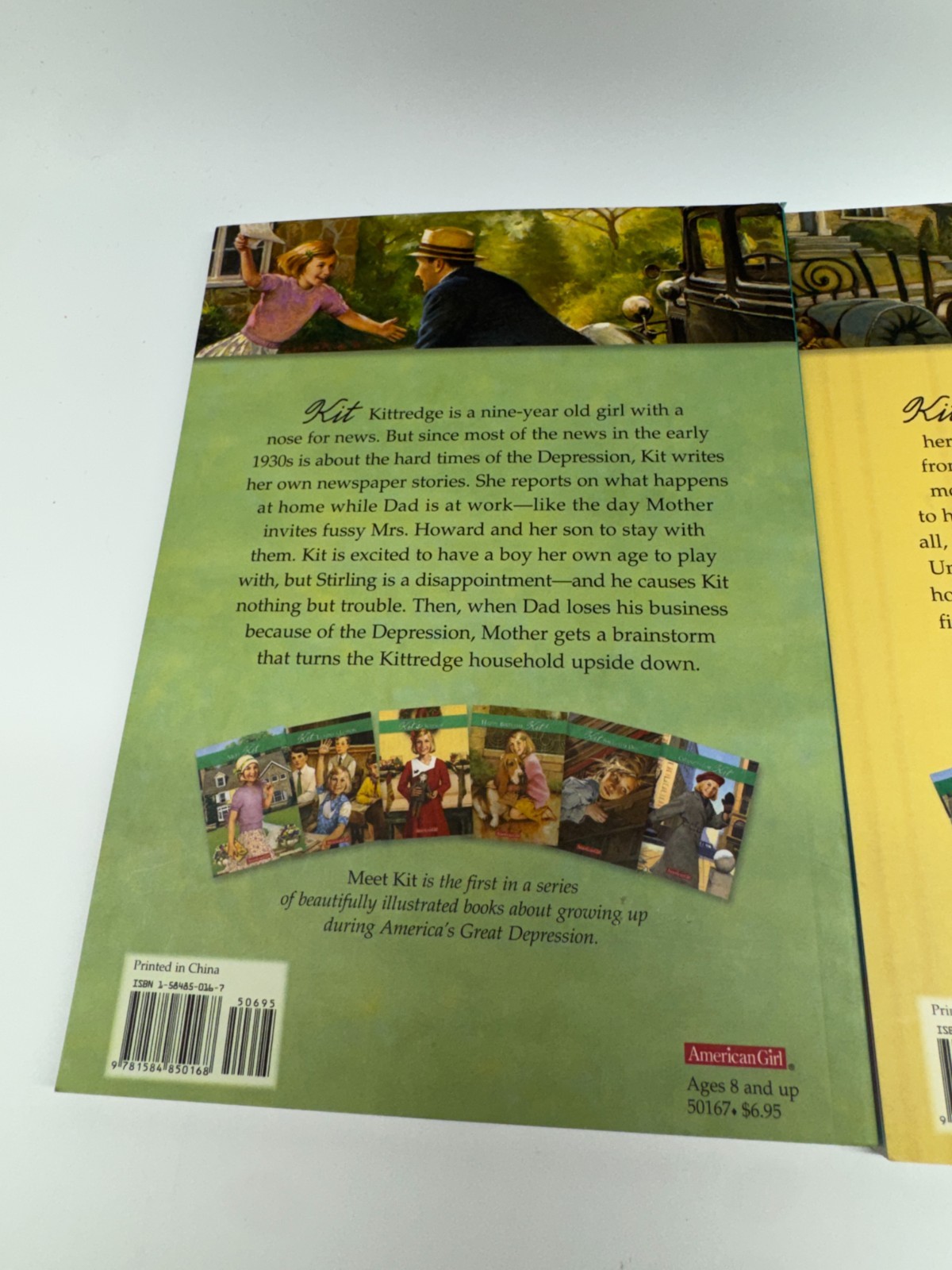 Kit An American Girl Paperback Book Set #1, 3-6 Missing Bk 2 EUC
