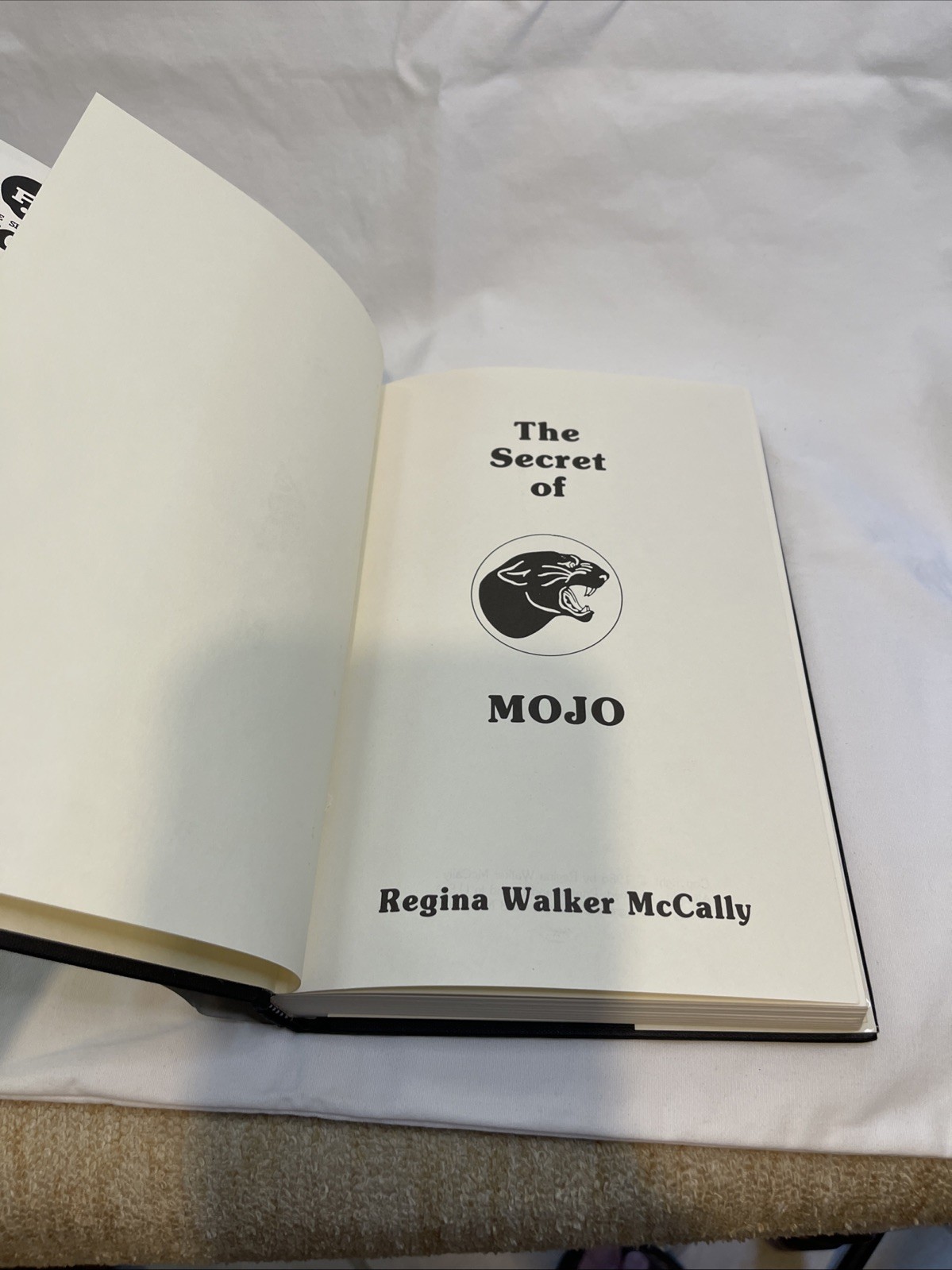 Secret of Mojo (1986) Hardcover – Regina McCally – Permian HS Football Team Hist