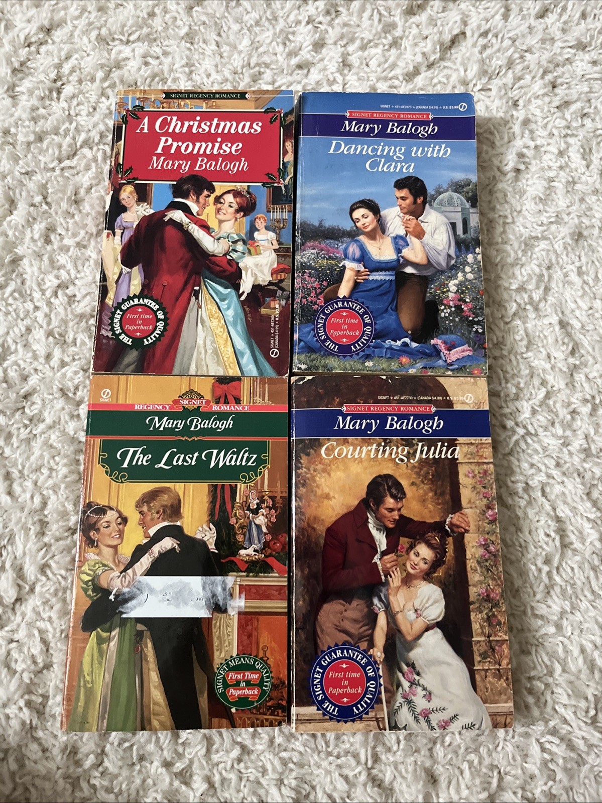 Vintage Signet Regency Romance Book Lot Mary Balogh