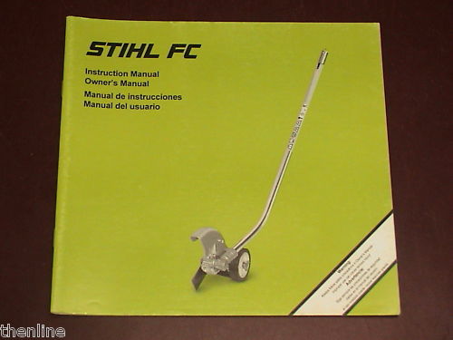 STIHL Lawn/Driveway Edger Owners Instruction Operator Manual Guide Book Kombi FC