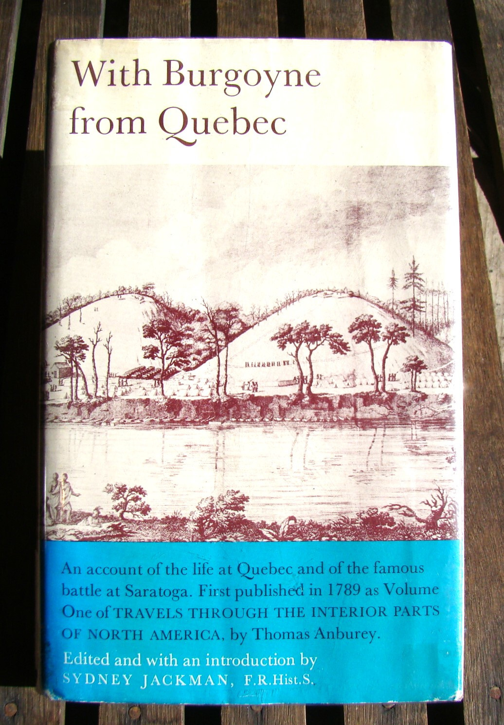 With Burgoyne From Quebec ~1963 HC~ General Battle Saratoga Canada Pioneer Illus