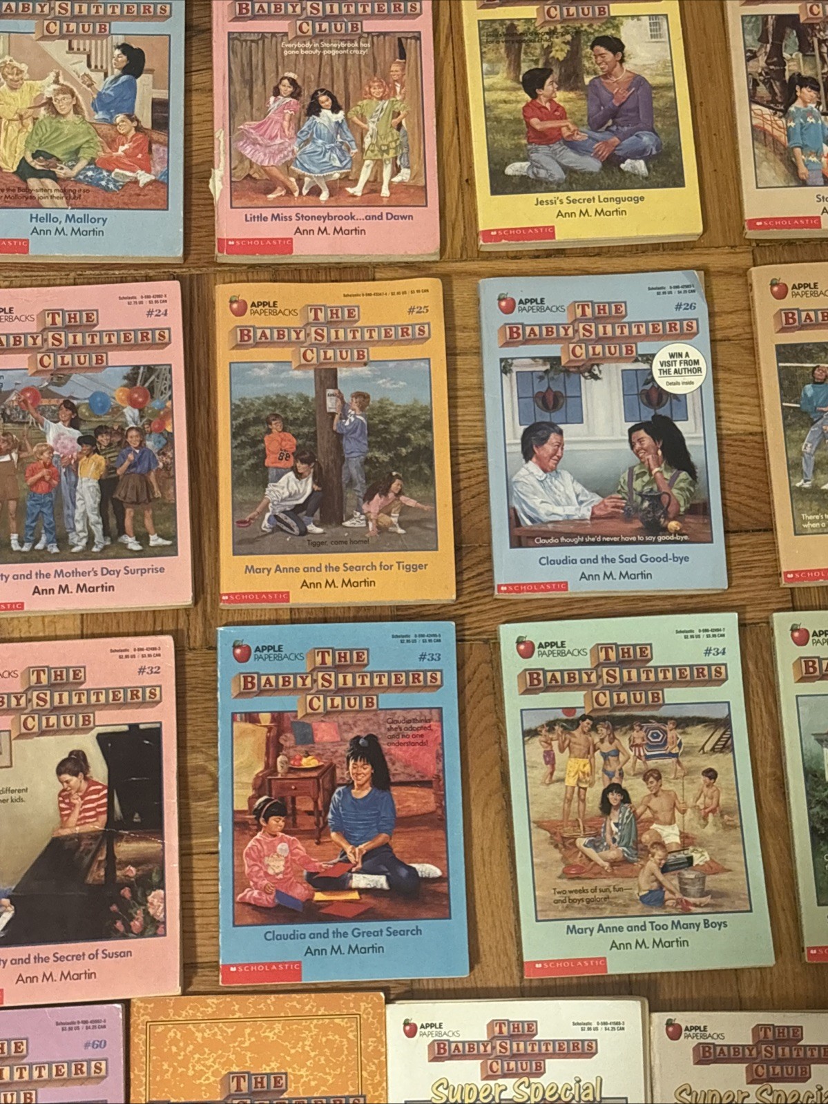 Babysitters Club Books – Lot Of 36 Including 3 Super Specials Ann M Martin