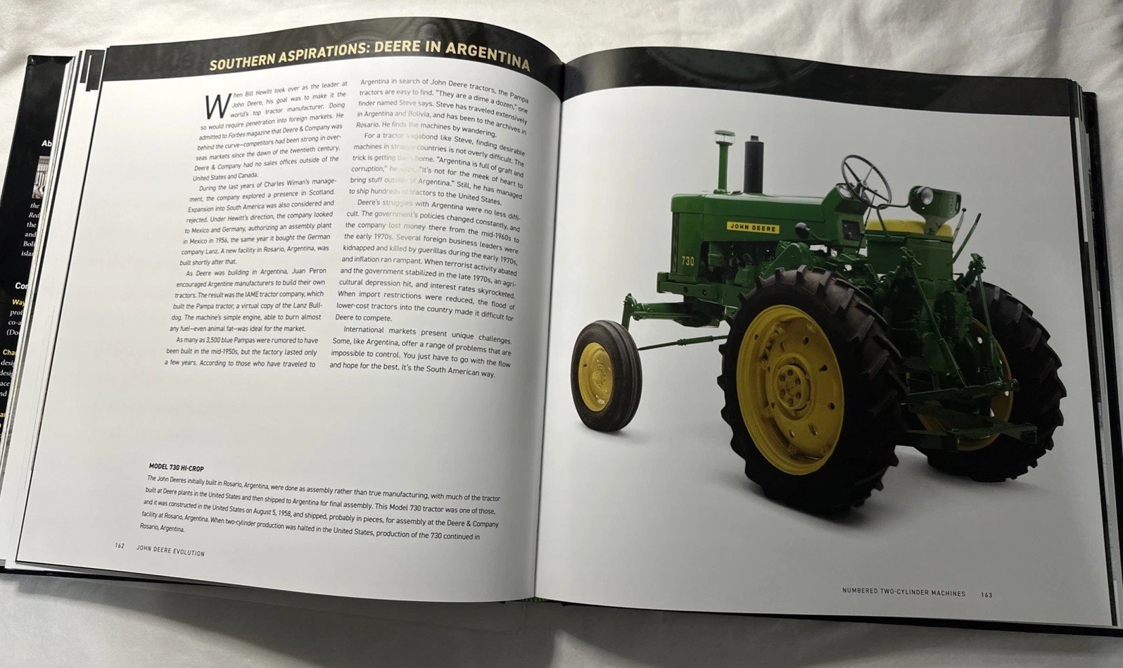 John Deere Evolution Hardcover Book & Dust Jacket American Icon Klancher