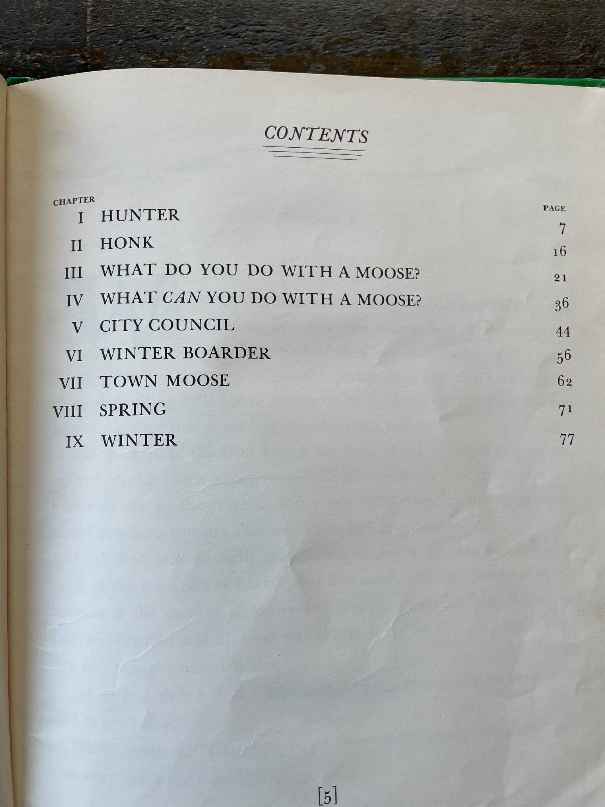 HONK THE MOOSE by Phil Stong, 1966 HC ~ Collectible!