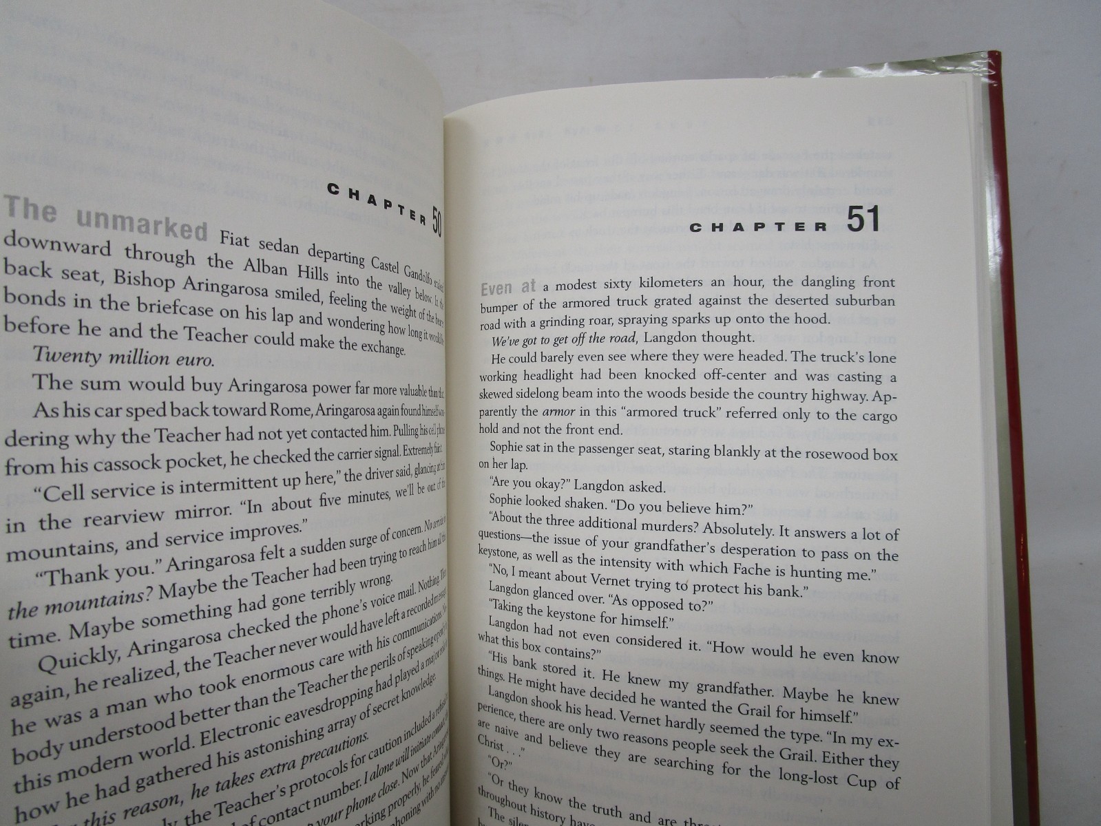 The DaVinci Code by Dan Brown 2003 Like New