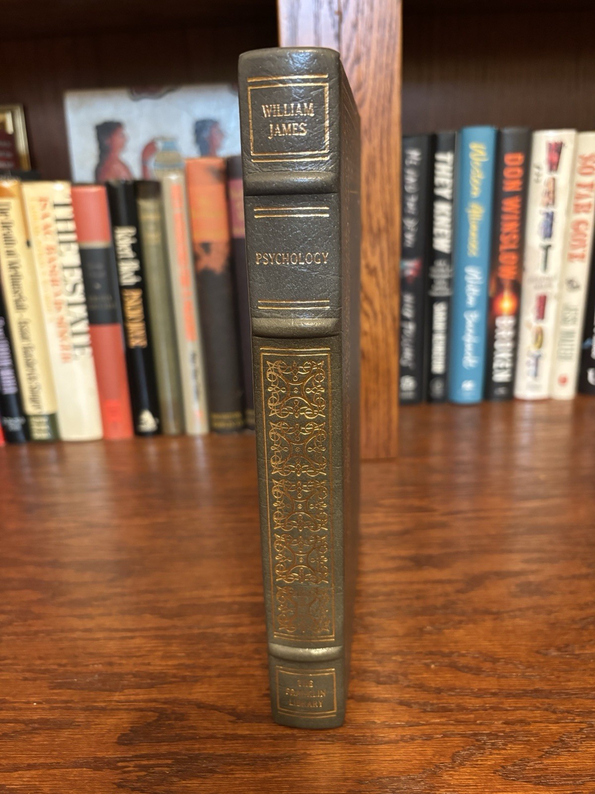 Psychology. William James. Franklin Library 1983 Full Leather Near Fine