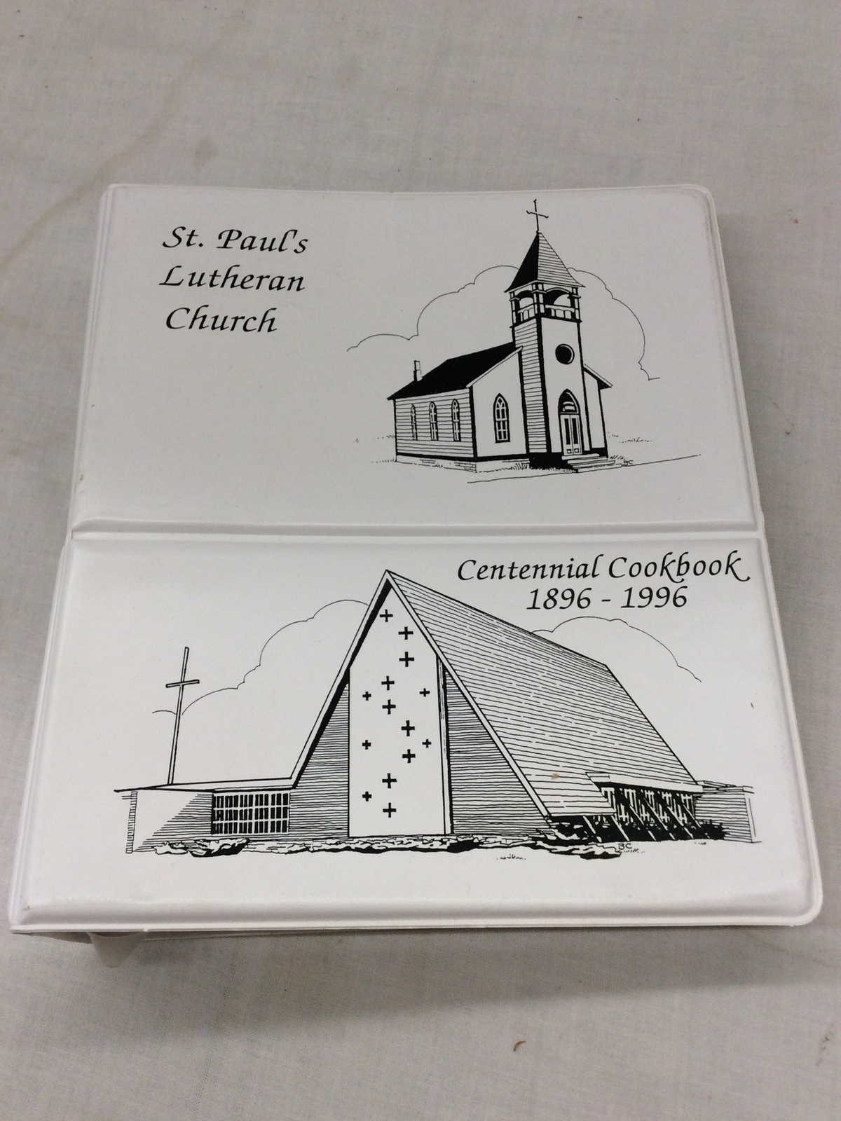 Vintage Cookbook 3 Ring St. Paul’s Lutheran Church Crookston MN Heritage