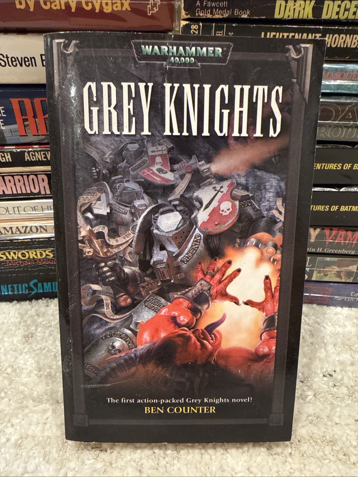 Warhammer 40k: Grey Knights by Ben Counter, Black Library OOP Mass Market PB