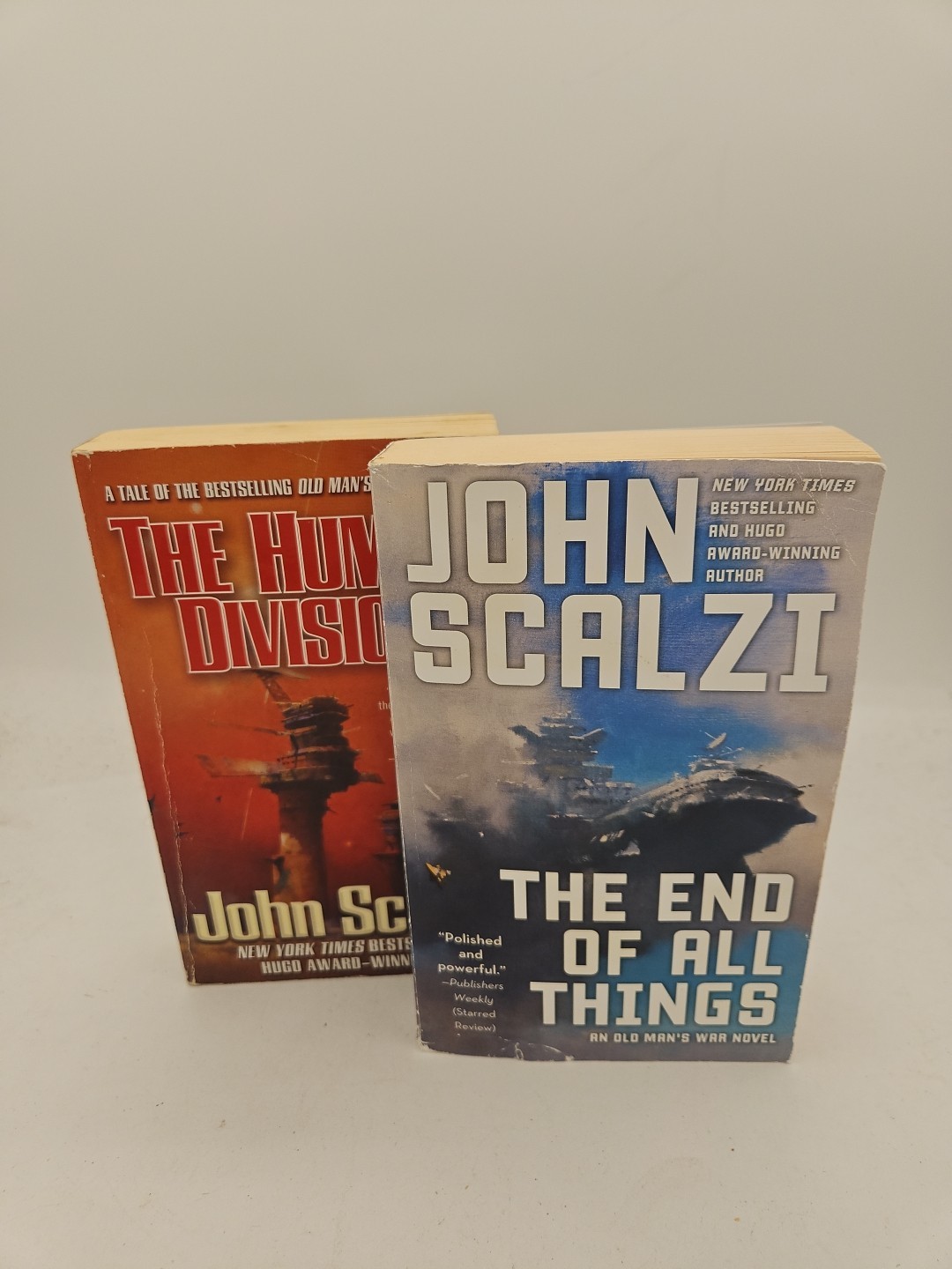 John Scalzi The End of All Things And The Human Division PBs VG Condition H1