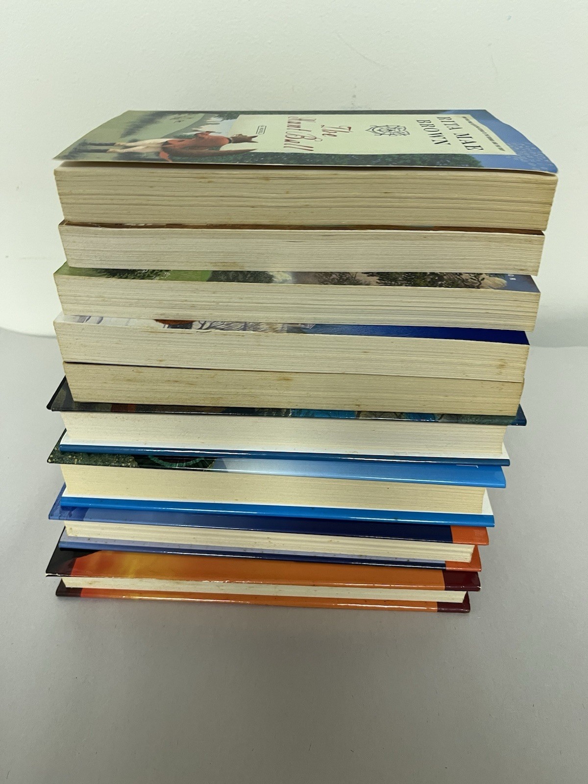 Lot of 9 Rita Mae Brown, HC And PB Books, Sister Jane Arnold Outfoxed Series, +
