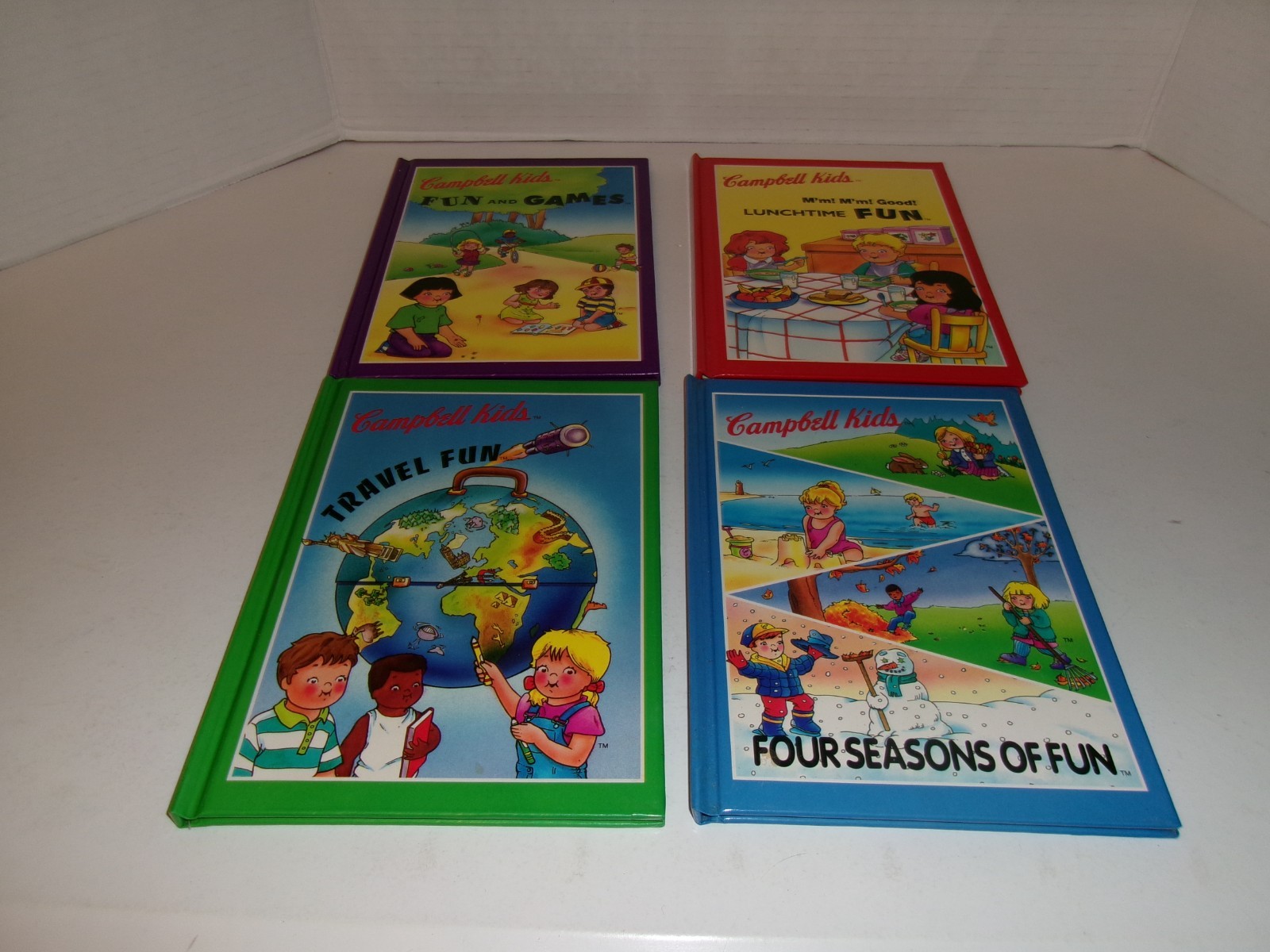 Campbell Kids Hard cover fun and games book a lot of 4