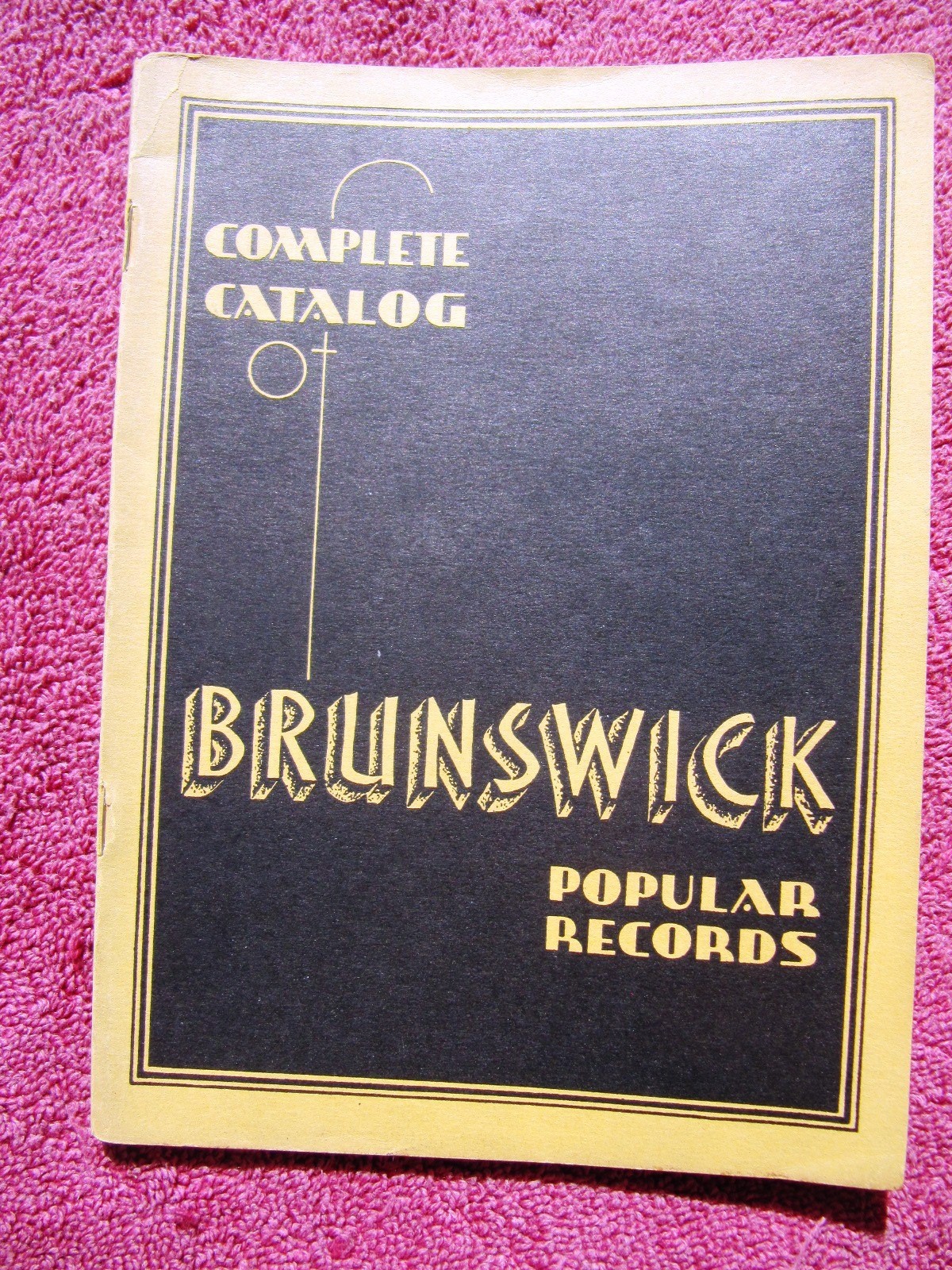 1934 BRUNSWICK Complete Catalog of Popular Records Jazz Blues Opera Broadway Hit