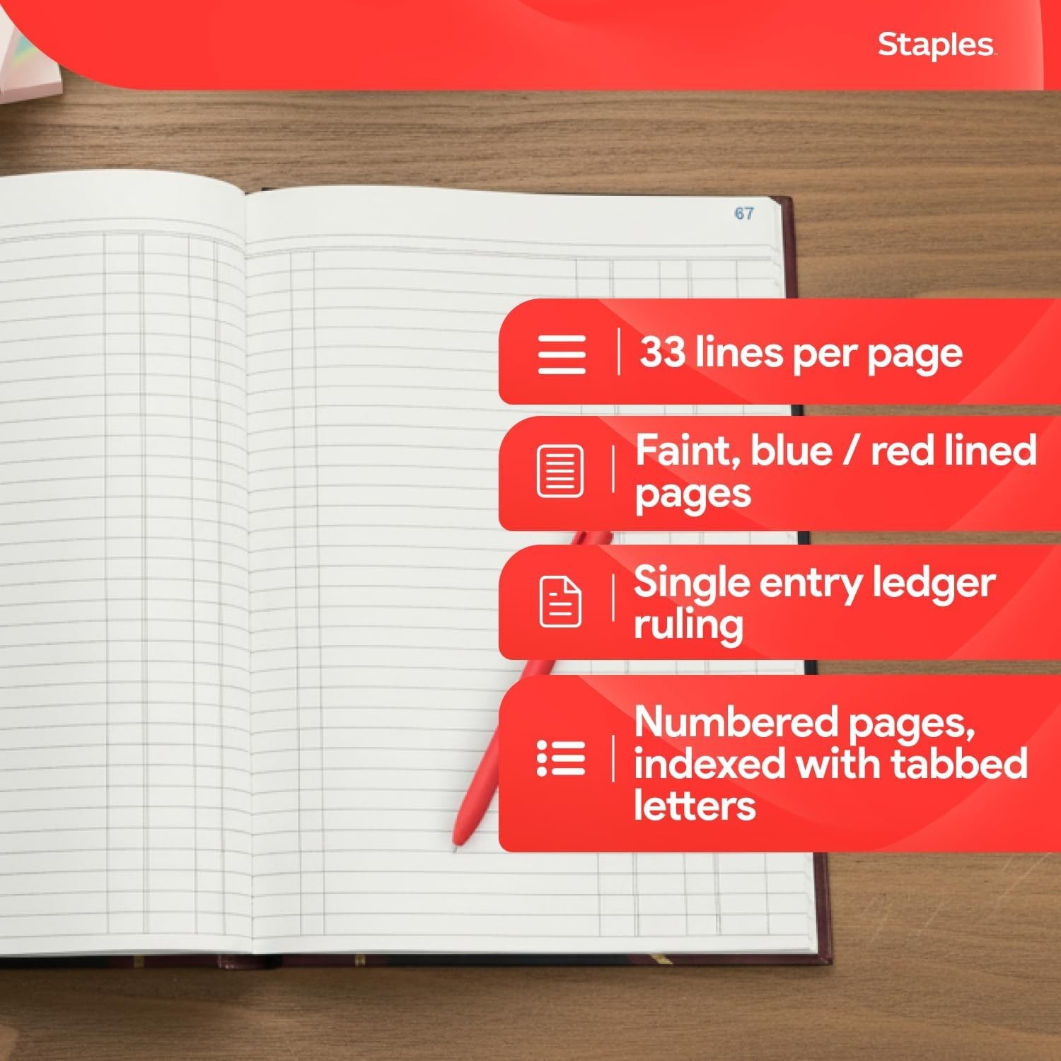 Hardbound Accounting Book: 150 Pages for Structured Financial Logs